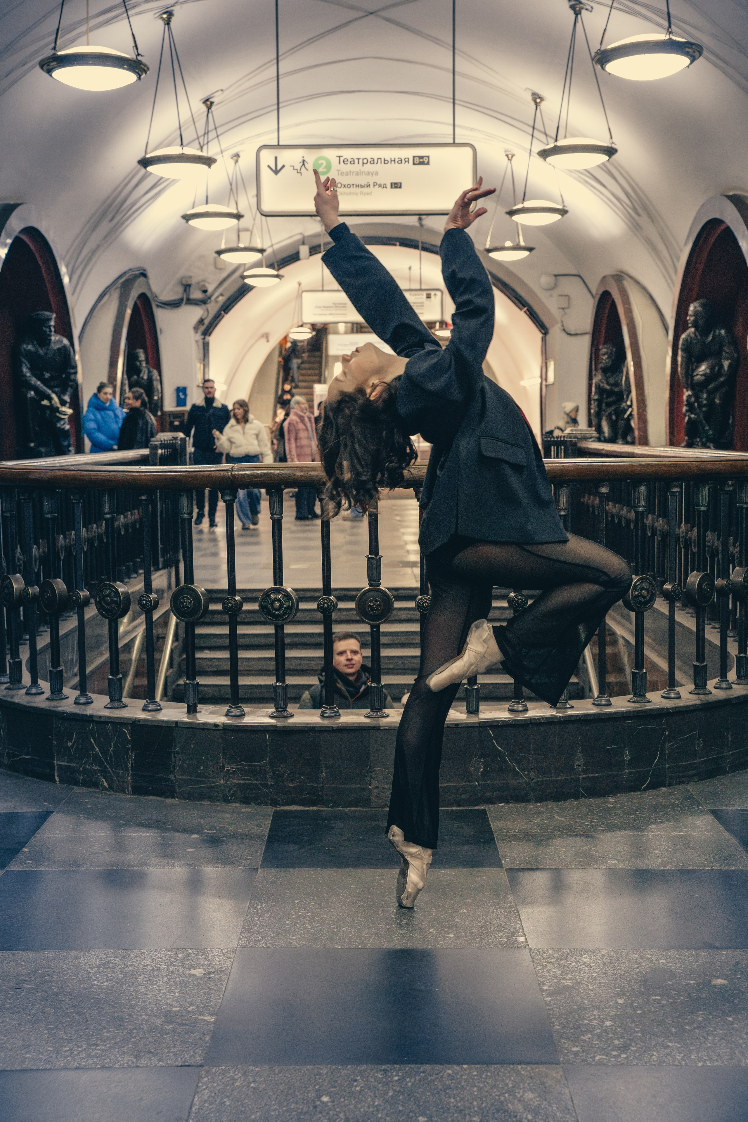 Балерина в метро. Фотограф в Москве, Дмитрий Горбатов