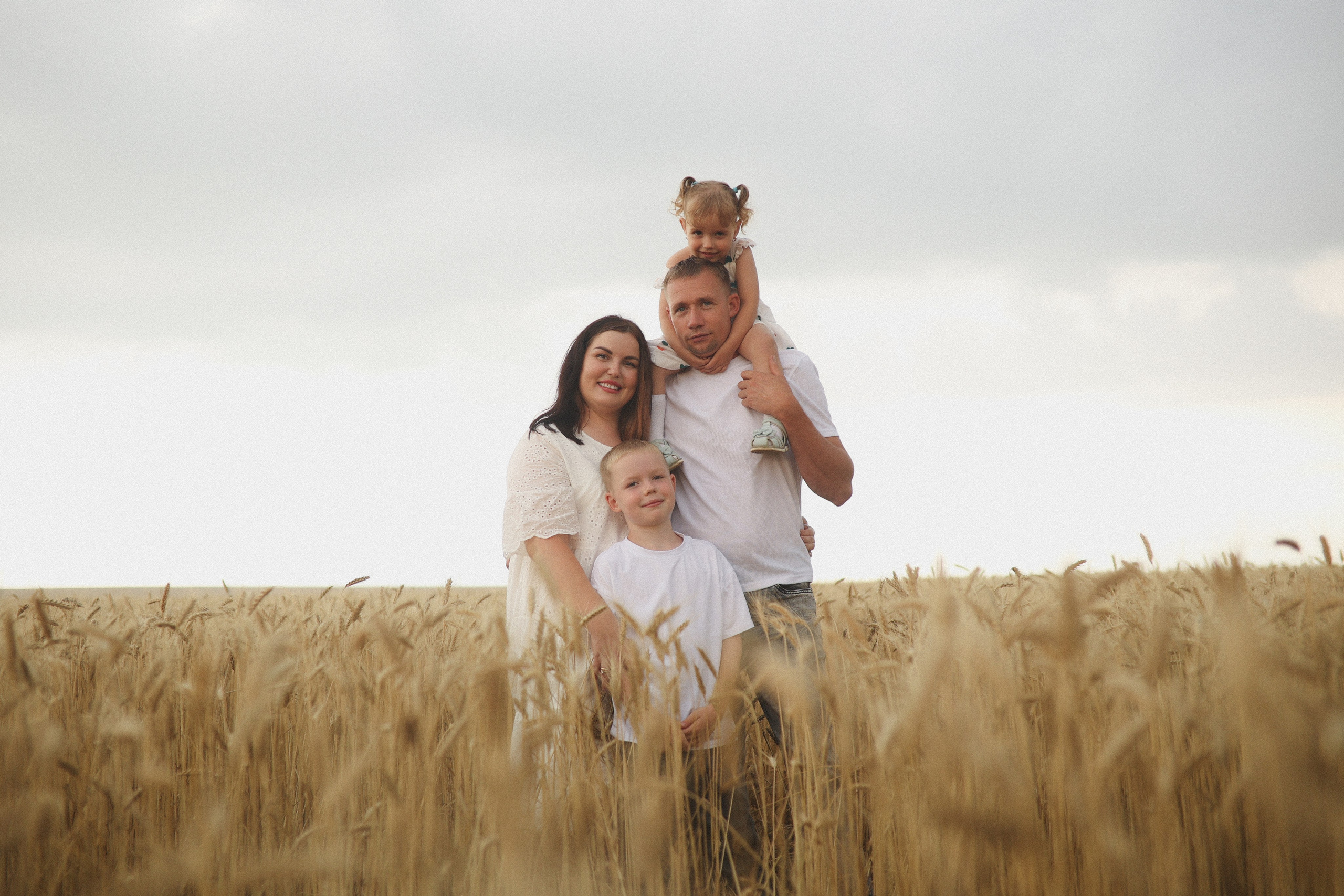 Семья Тани, Валеры, Саши и Маруси. Фотограф Самара Лена Мандарин
