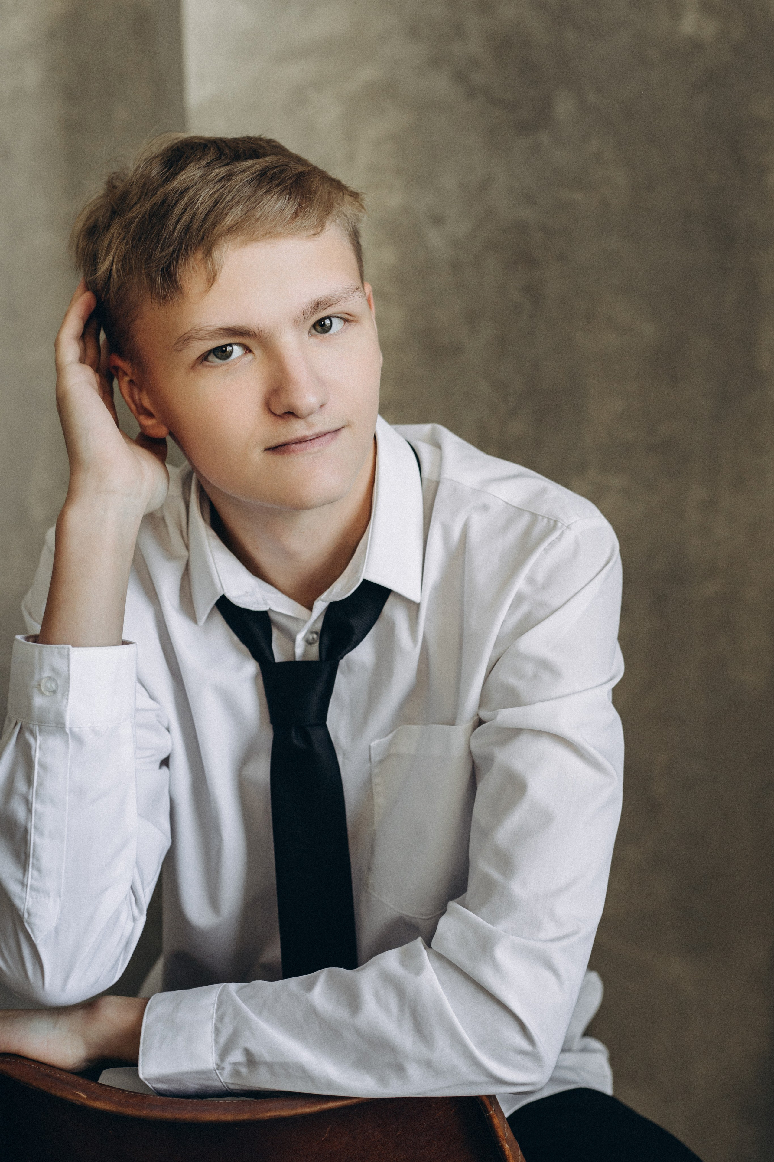 Выпускной класс в студии. Портретный и семейный фотограф в Саратове Елена Шустова