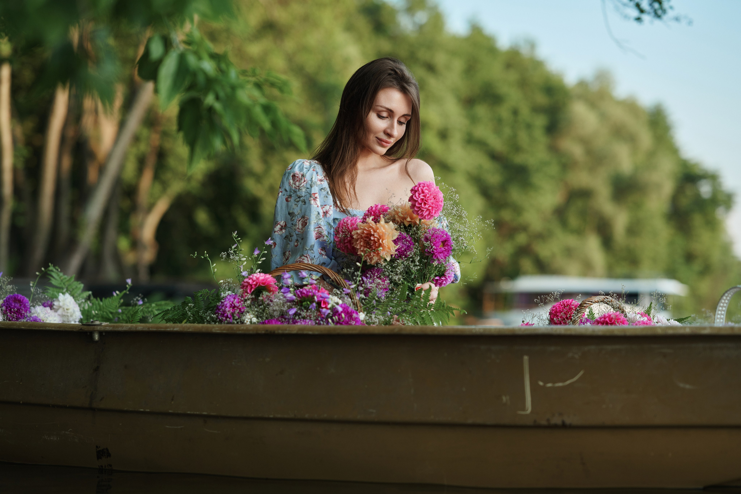 Фотопроект в лодке. Фотограф в Воронеже Тазаева Светлана