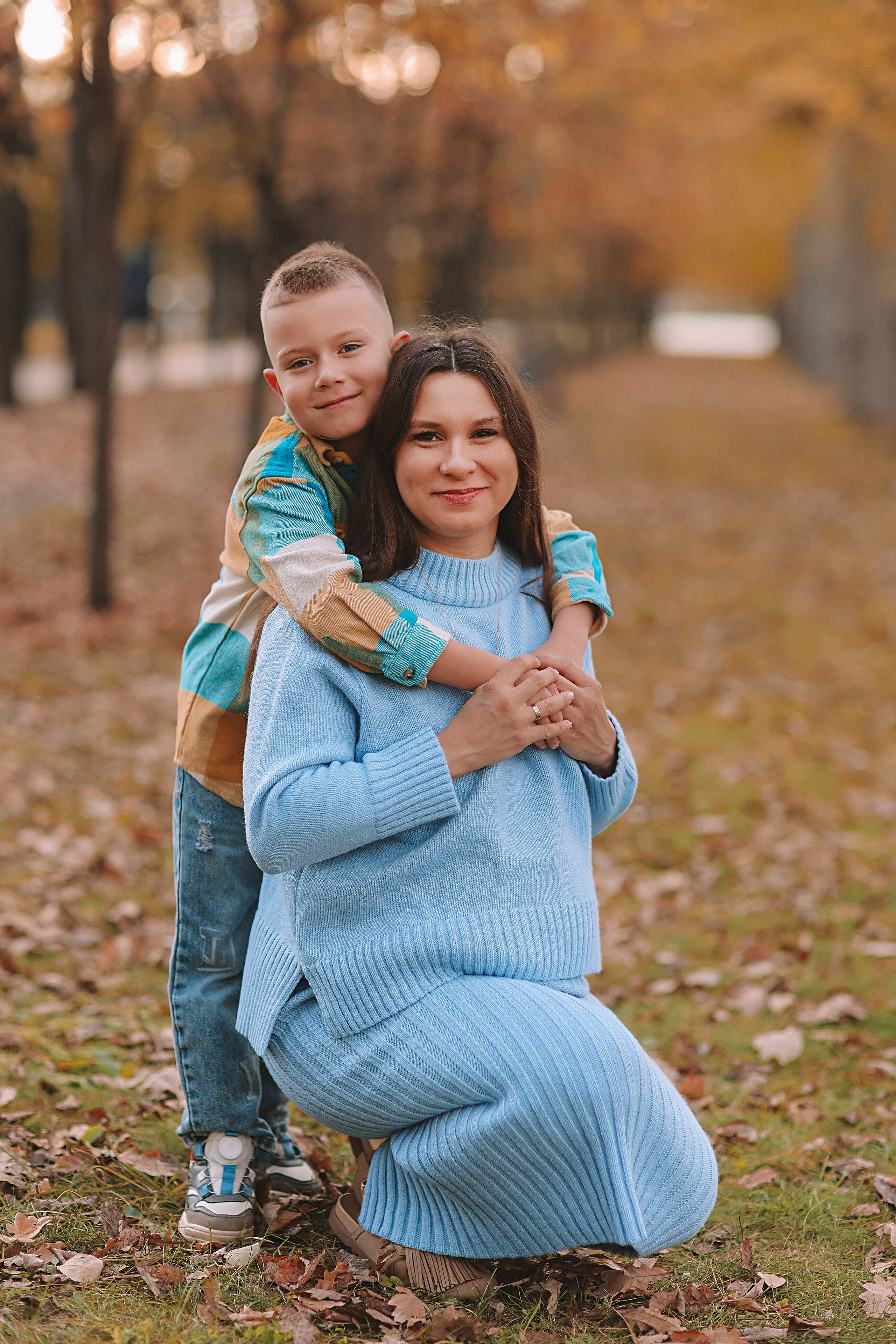 Осень. Семейный фотограф Тюмень, фотограф на роды Салмина Мария