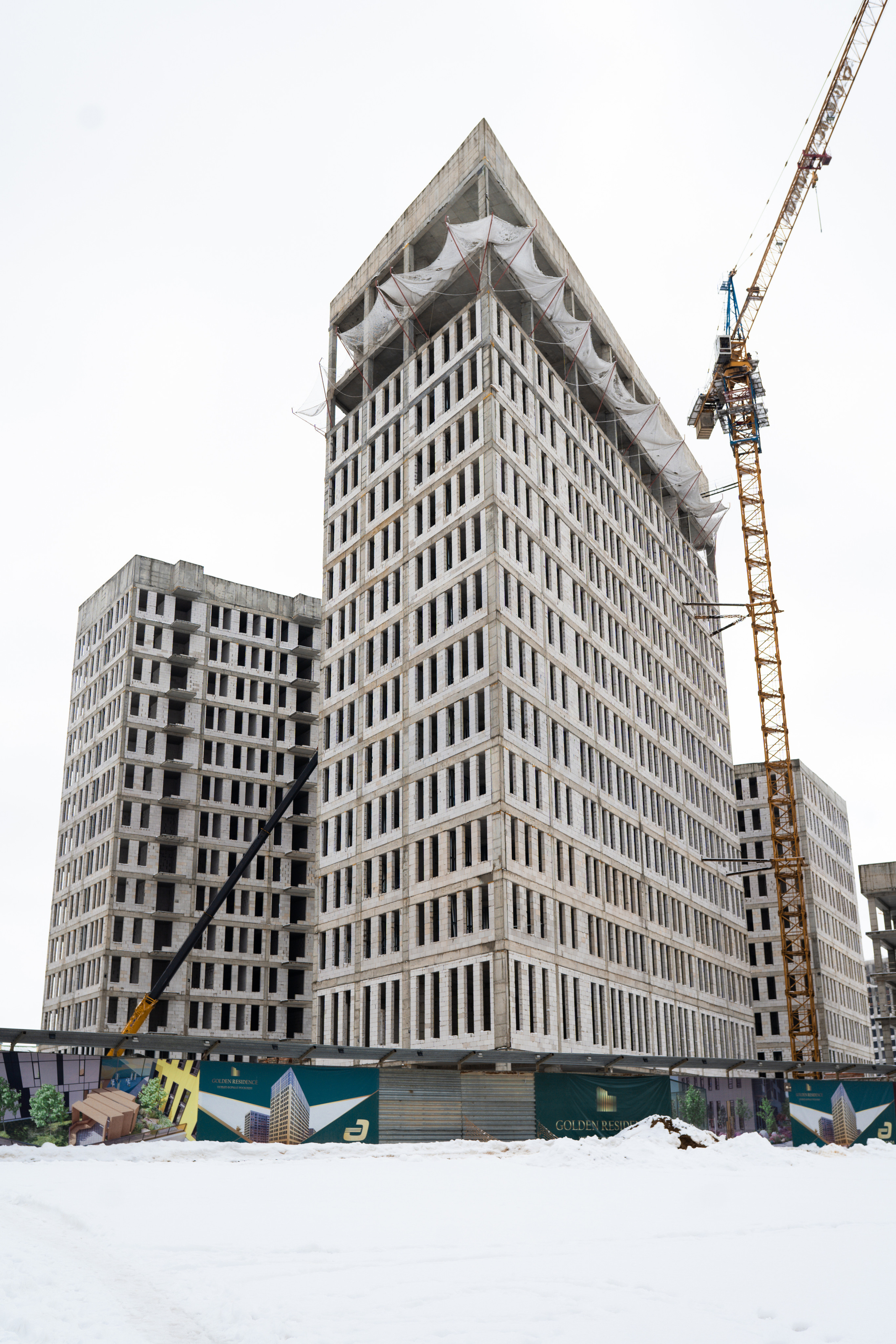 Ход строительства Golden Residence