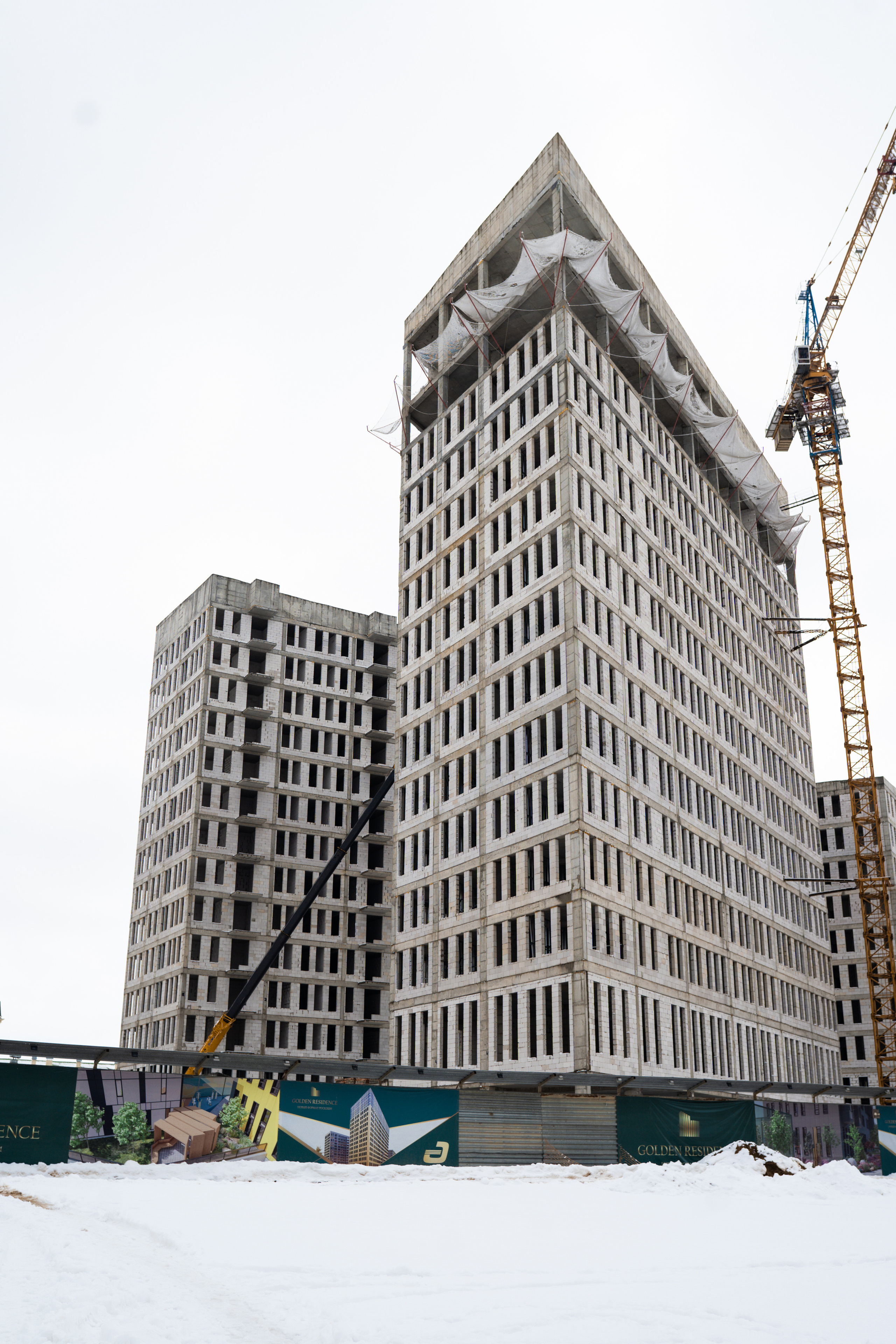 Ход строительства Golden Residence