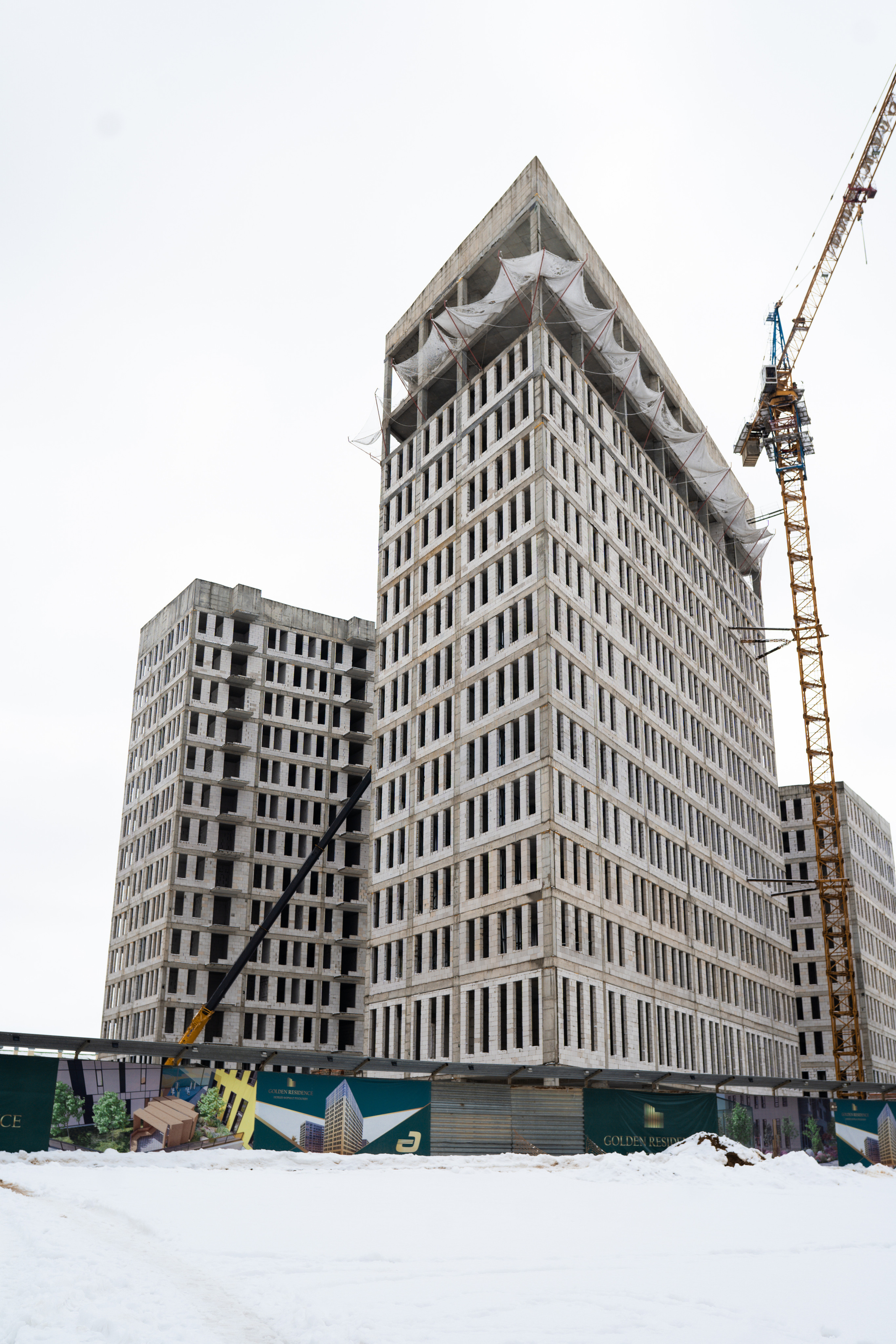 Ход строительства Golden Residence