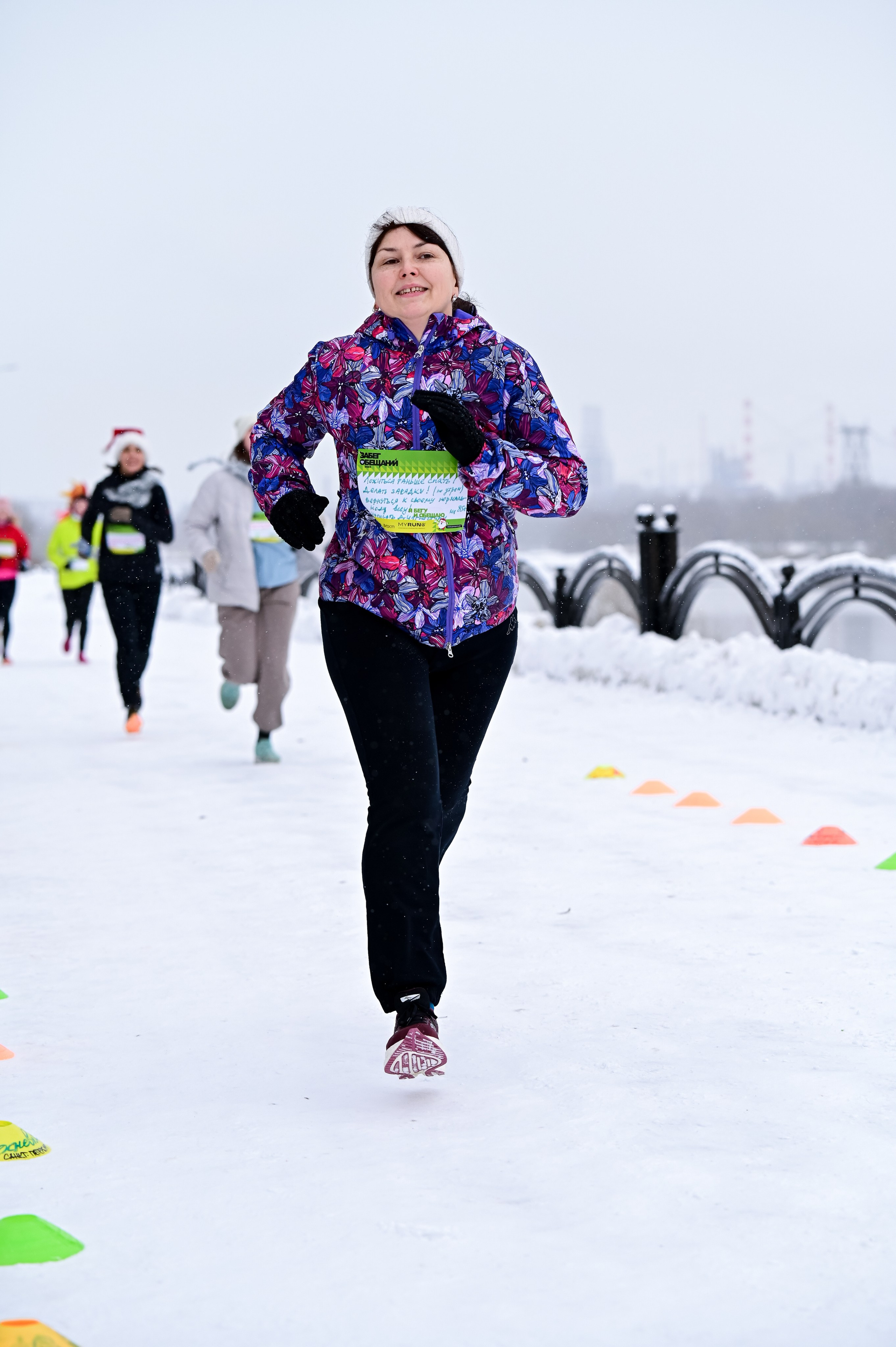Новогодние 5 Вёрст Марьино и Забег обещаний (01.01.25). Фотограф | Ирина Гамзинова | Москва