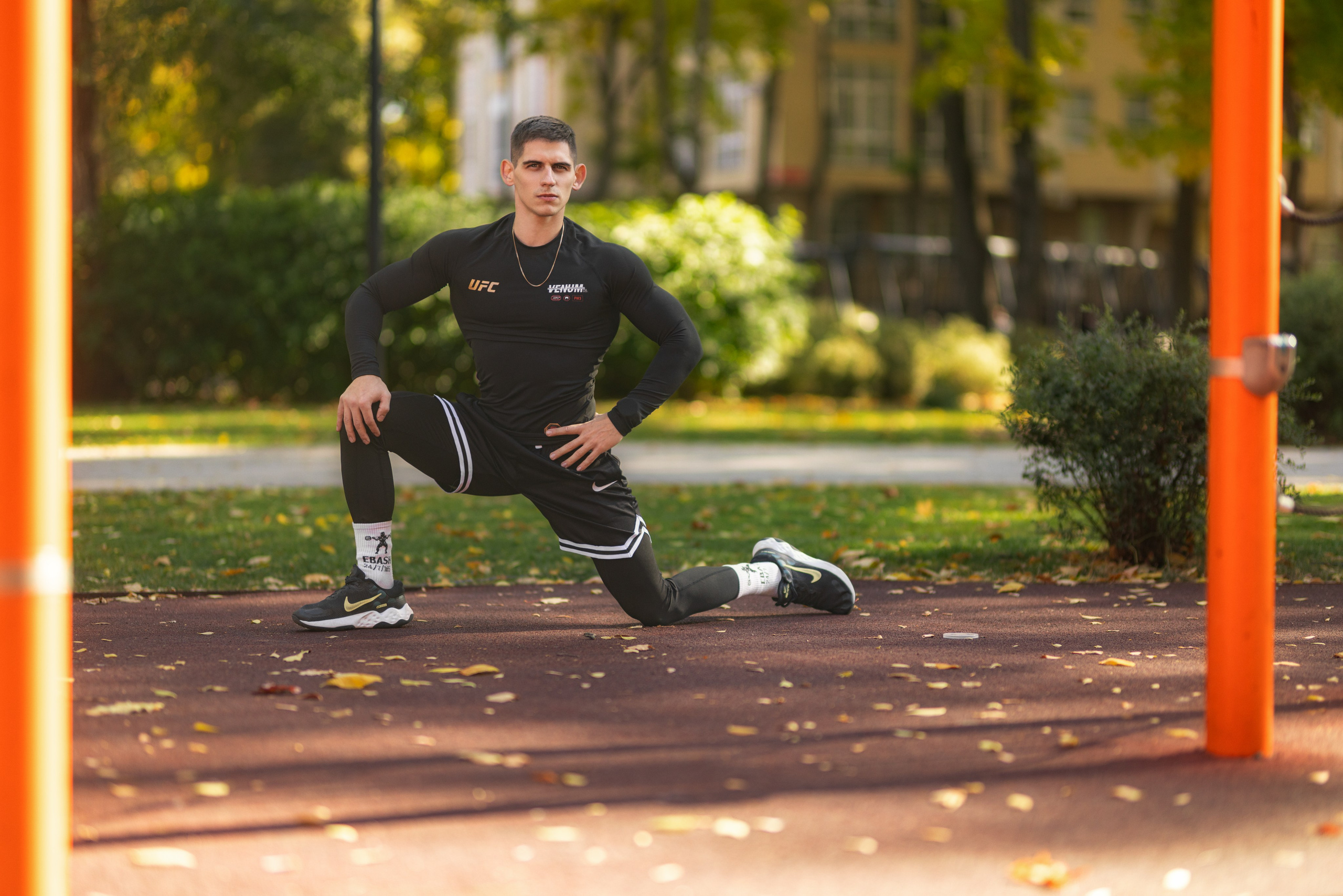 Фотосет на спортплощадке с Владом для контента. Дмитрий Шульгин, портретный фотограф в Воронеже