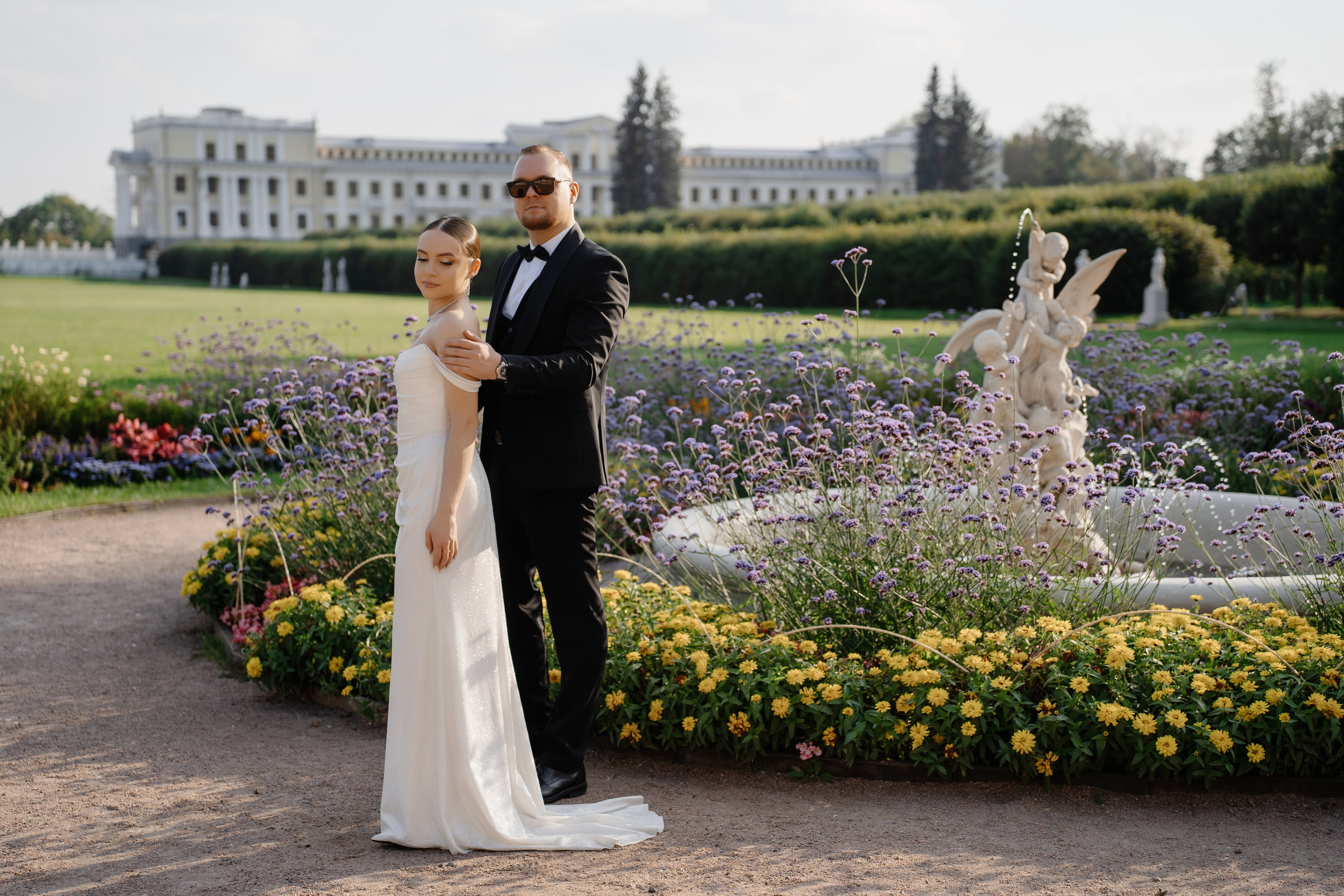 Фотографии свадебные парк Архангельское