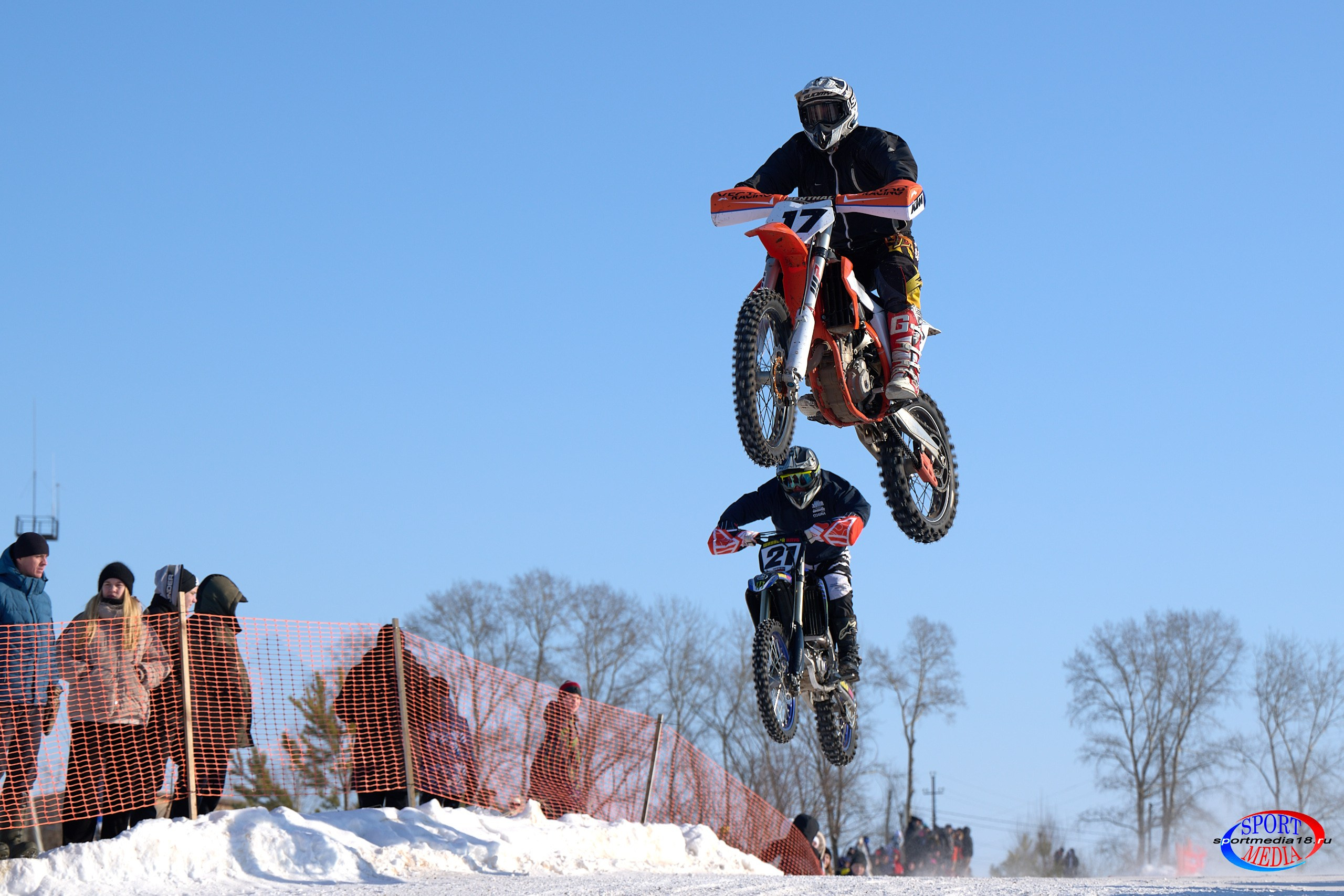 3 этап Кубка Удмуртской Республики по мотокроссу. Воткинск 23.02.2025. Спортивный репортажный фотограф в Ижевске Сергей Мерзляков