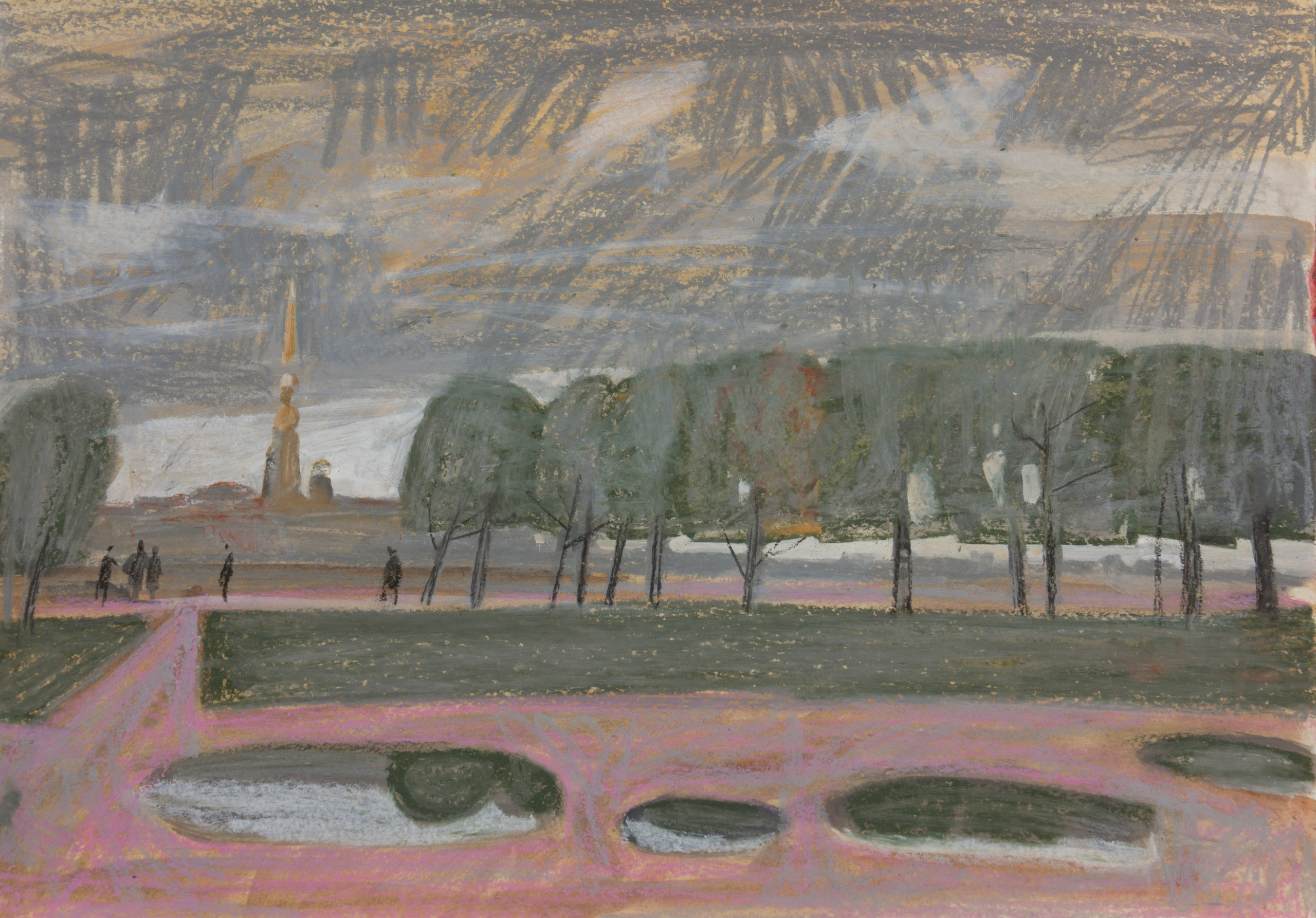 Город, графика. Ольга Васильева художник в Санкт-Петербурге