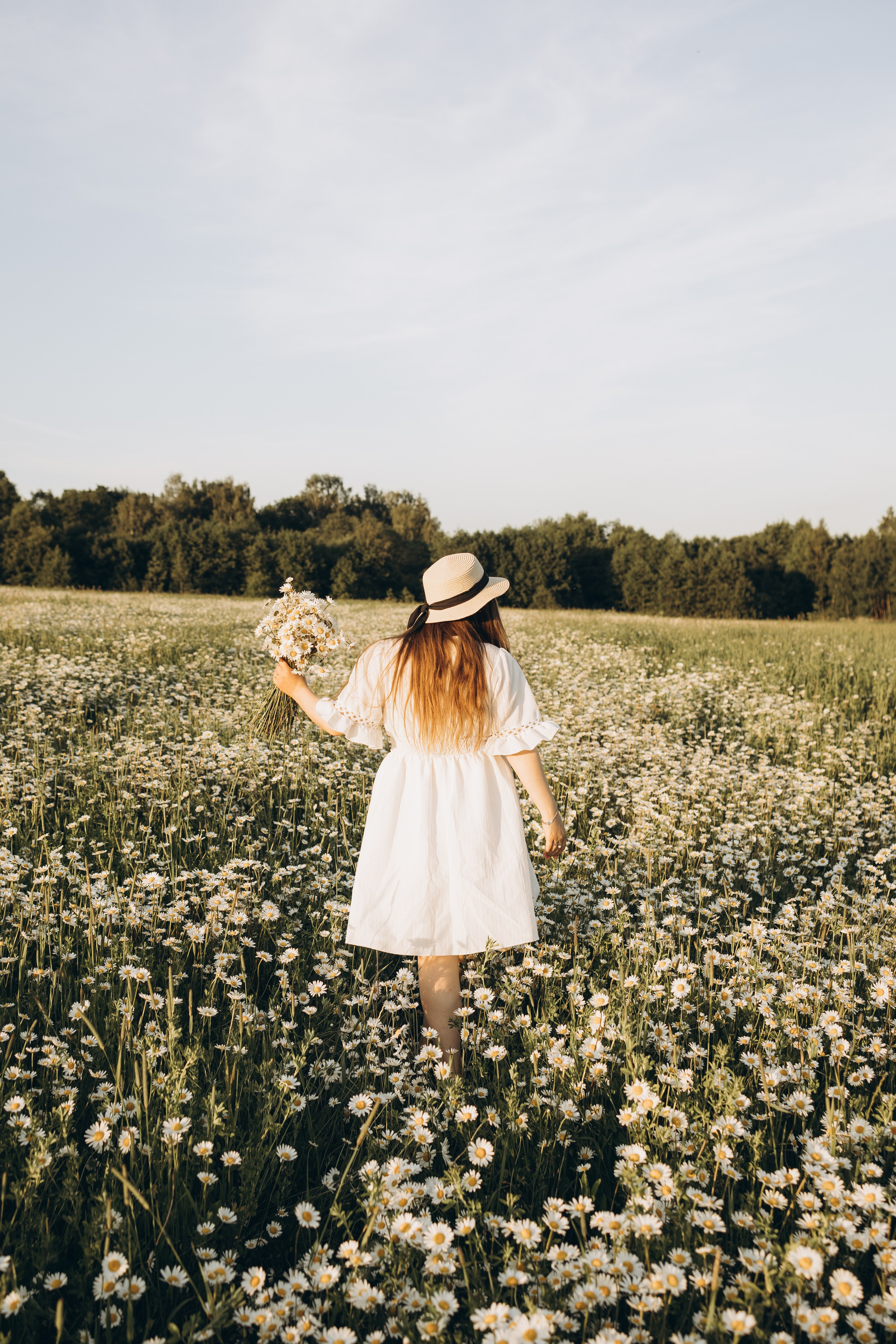 Маша и ромашки. Семейный фотограф в Москве Виктория Ястребинская