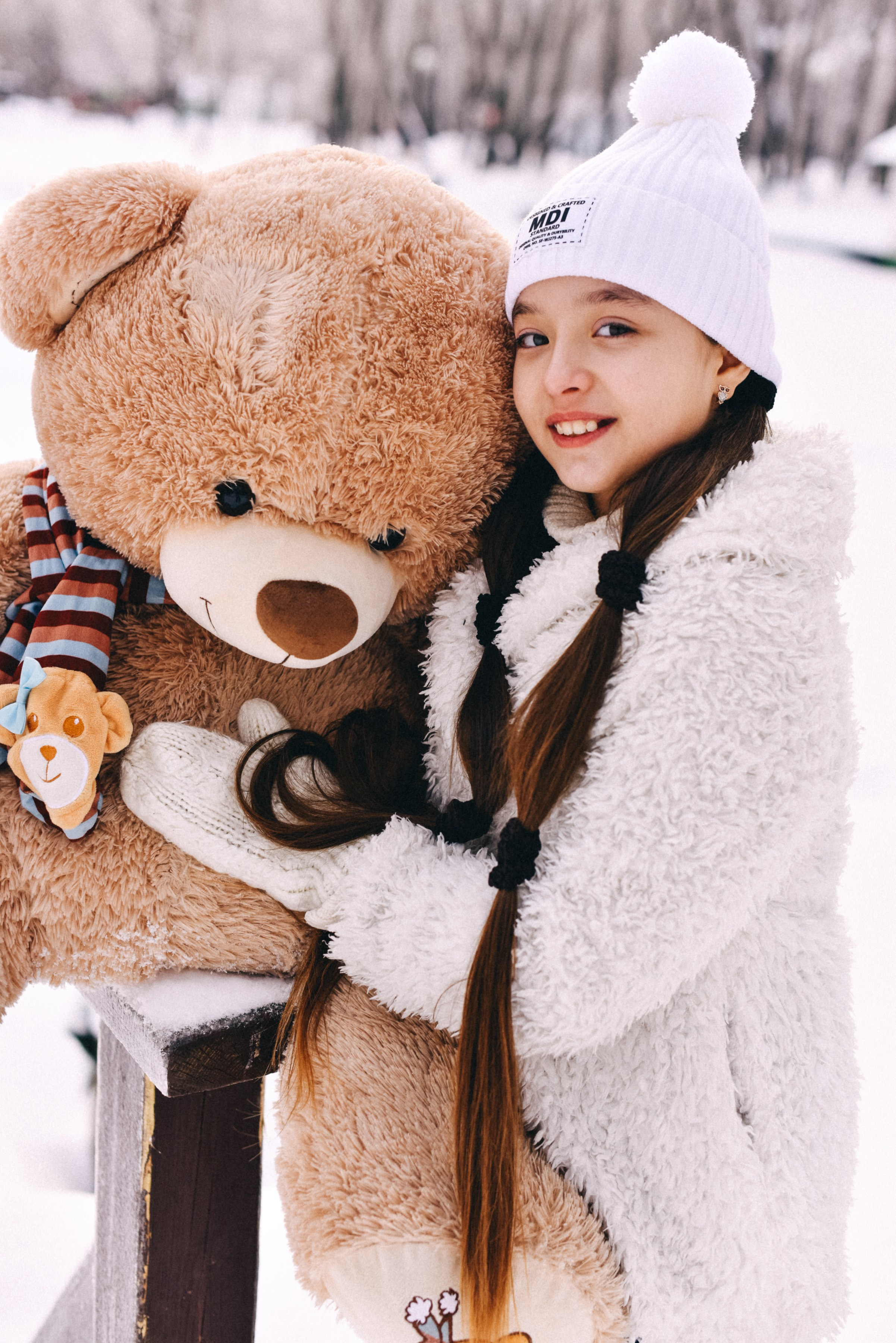 Девочки зима