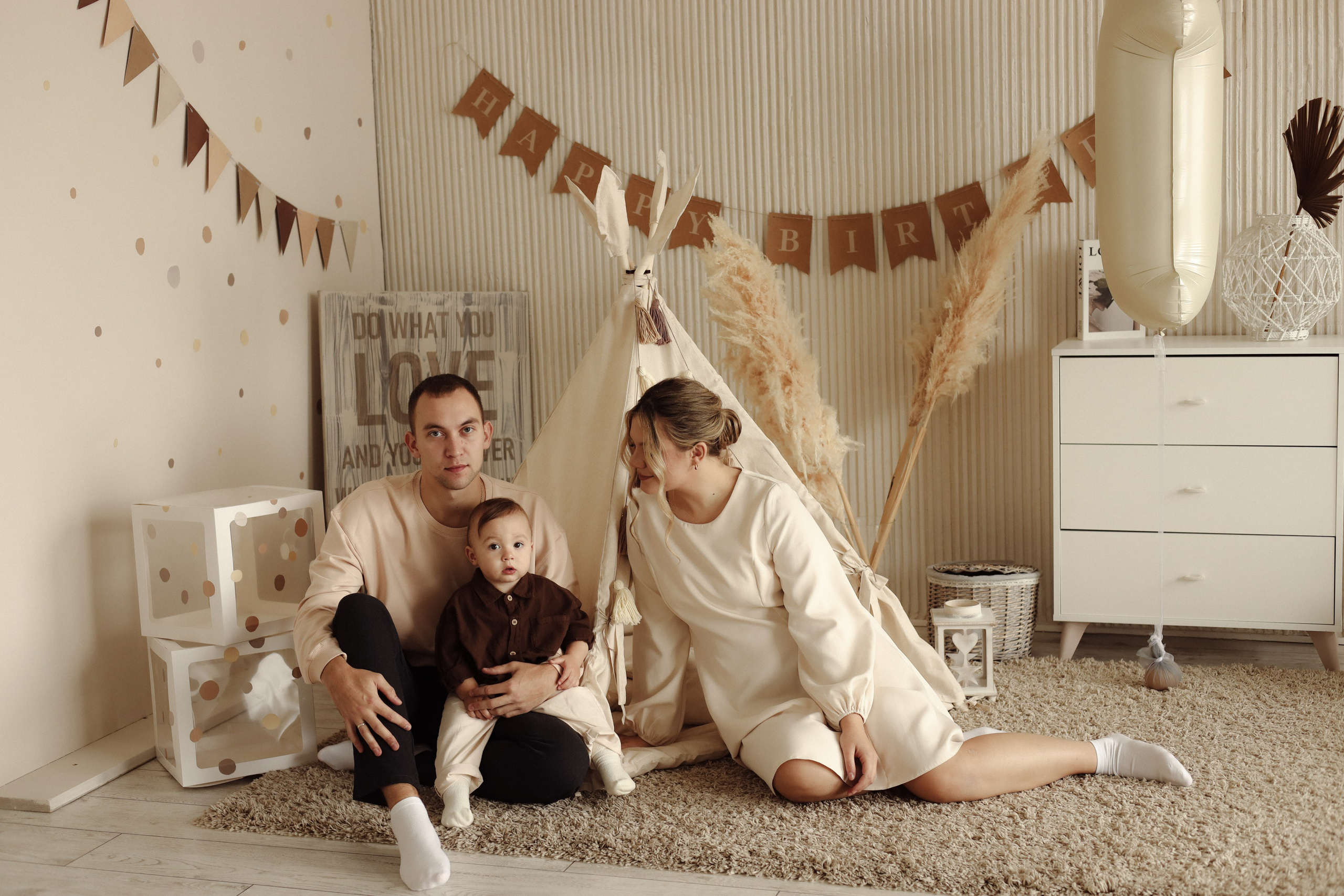 Вадим, Глебушка, Лиза. Фотограф Мария Лаенко