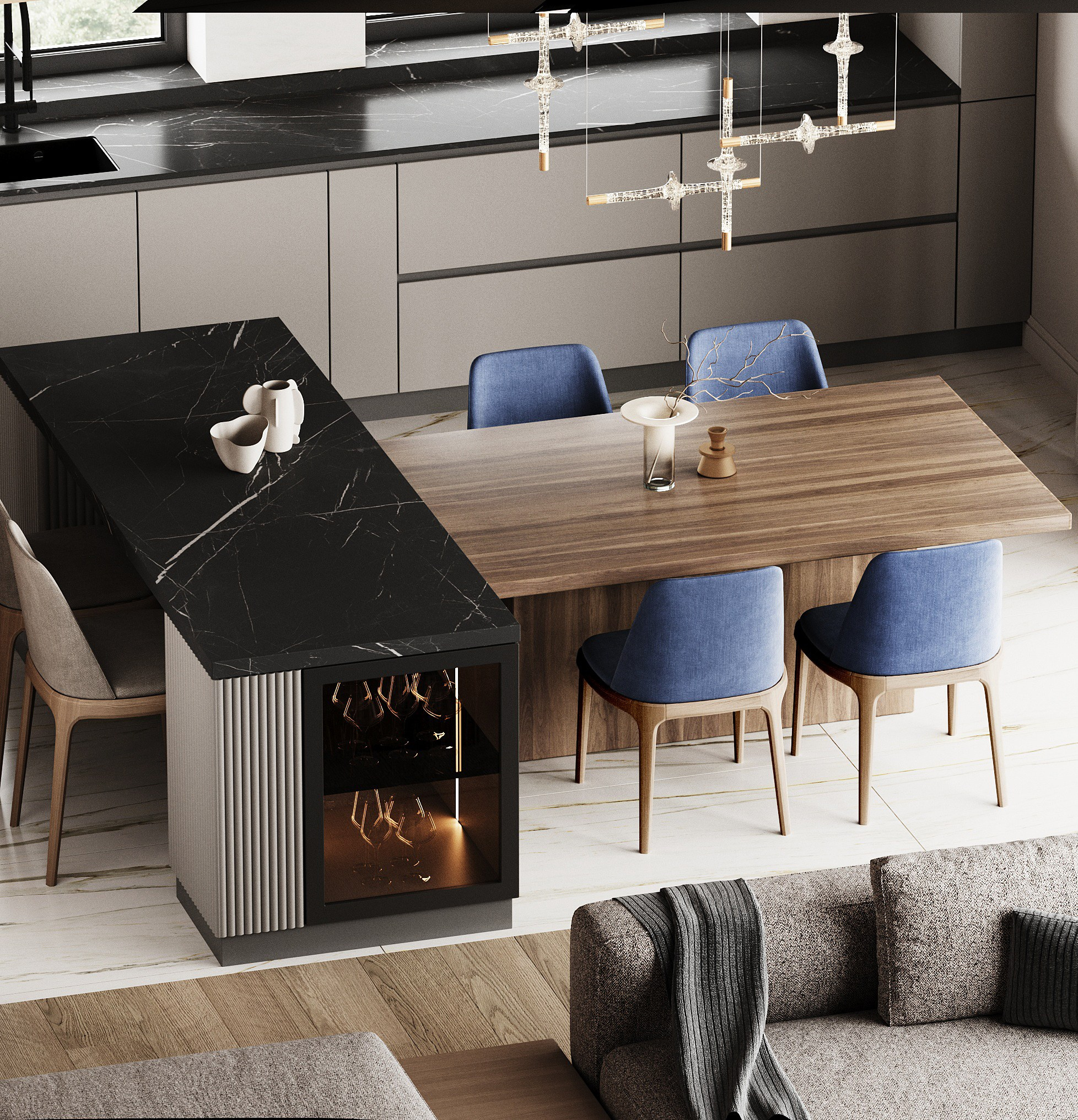 House 220 sq m. Профессиональный дизайнер интерьера