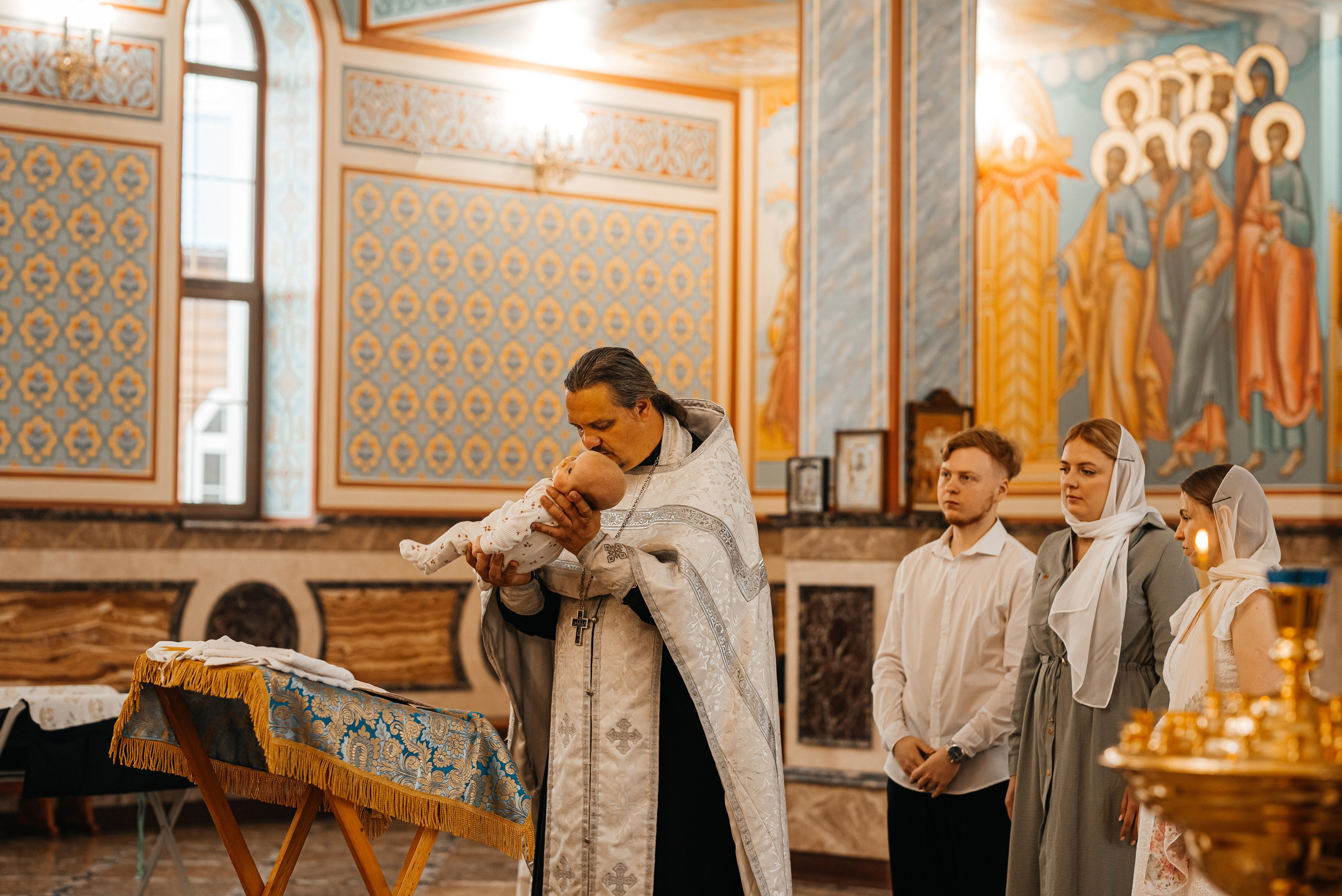 Таинство Крещения Александры. Фотограф Таинств Крещения и Венчания в г. Курске