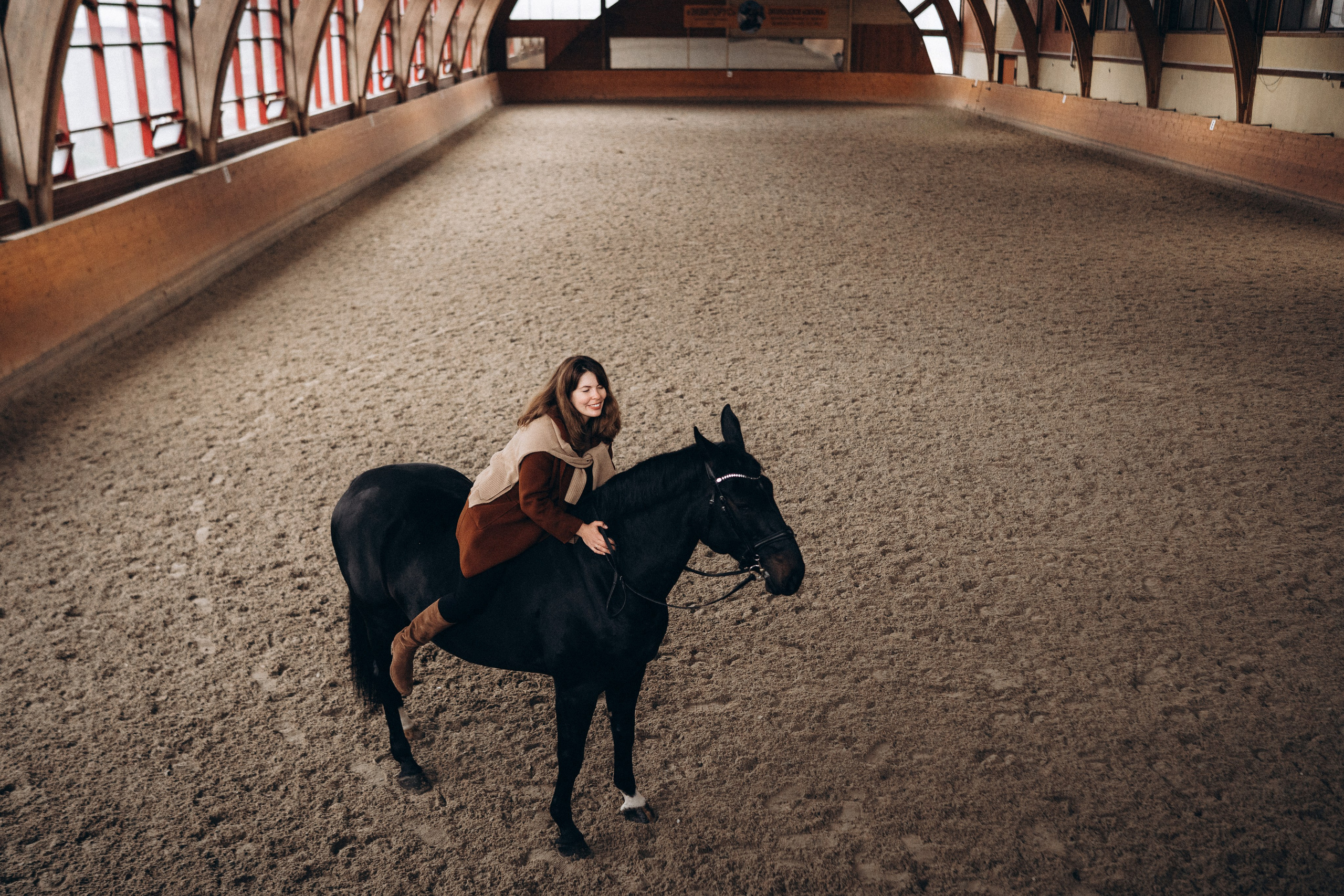 Фотосессия с лошадьми. Фотограф Новорожденных в Москве. Семейные истории в стиле LIFE