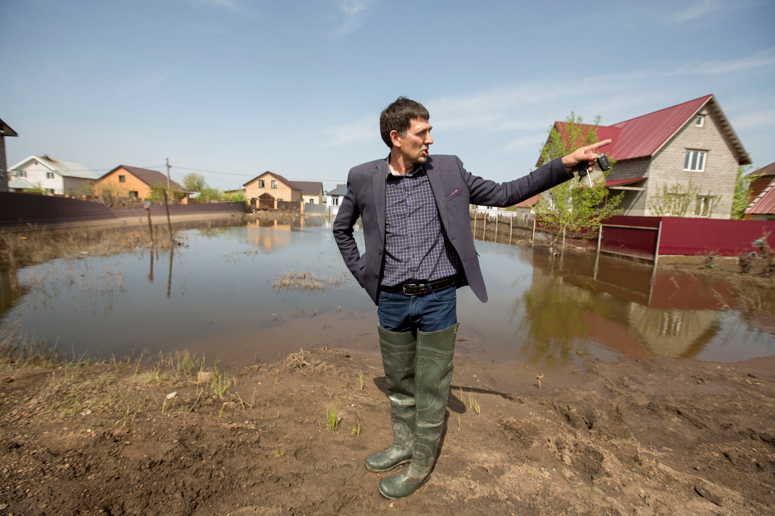 Наводнение в Оренбургской области. Фотограф Анна Барне