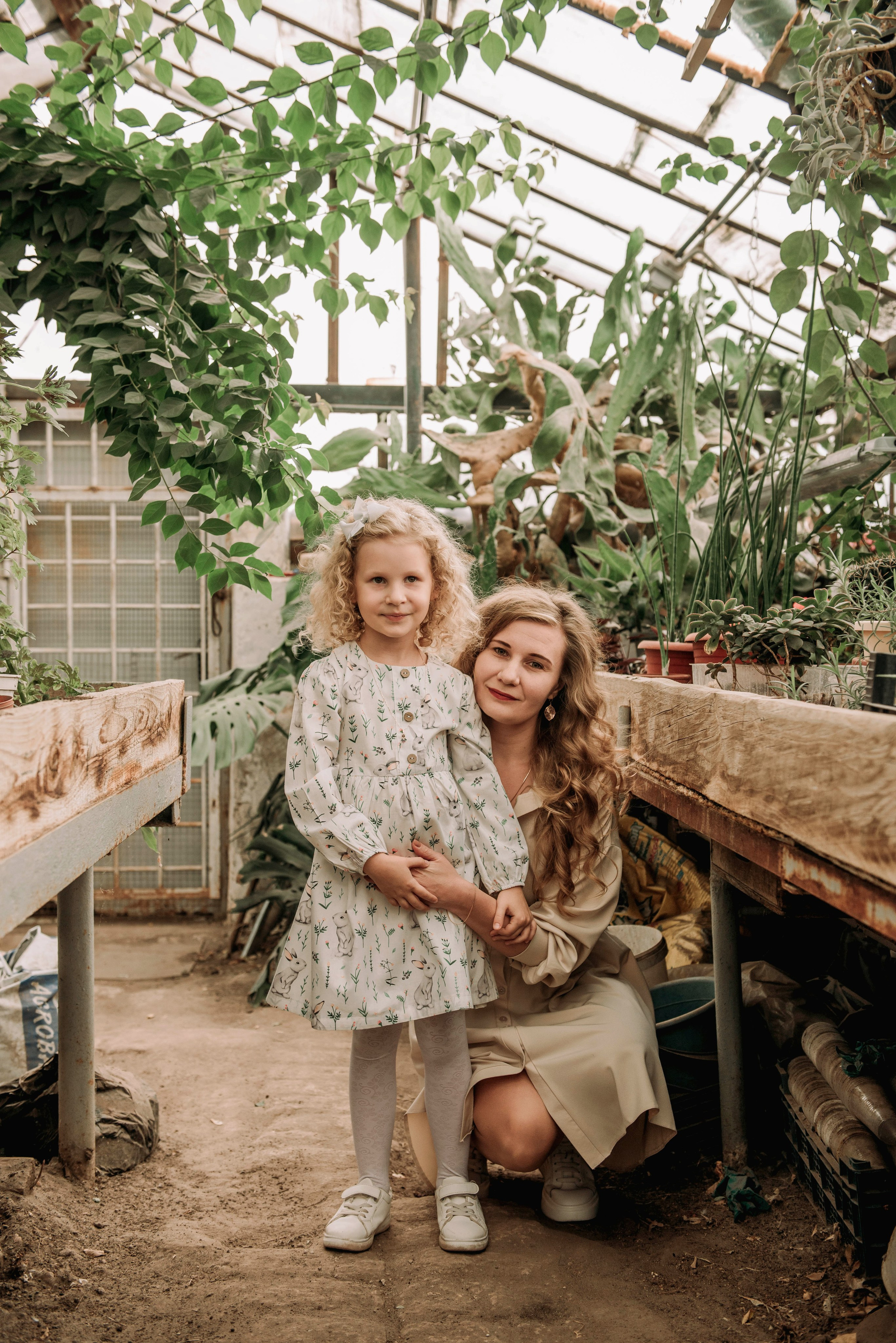 Семейная съёмка в оранжерее. Семейный фотограф в Новочеркасске Виктория Громова