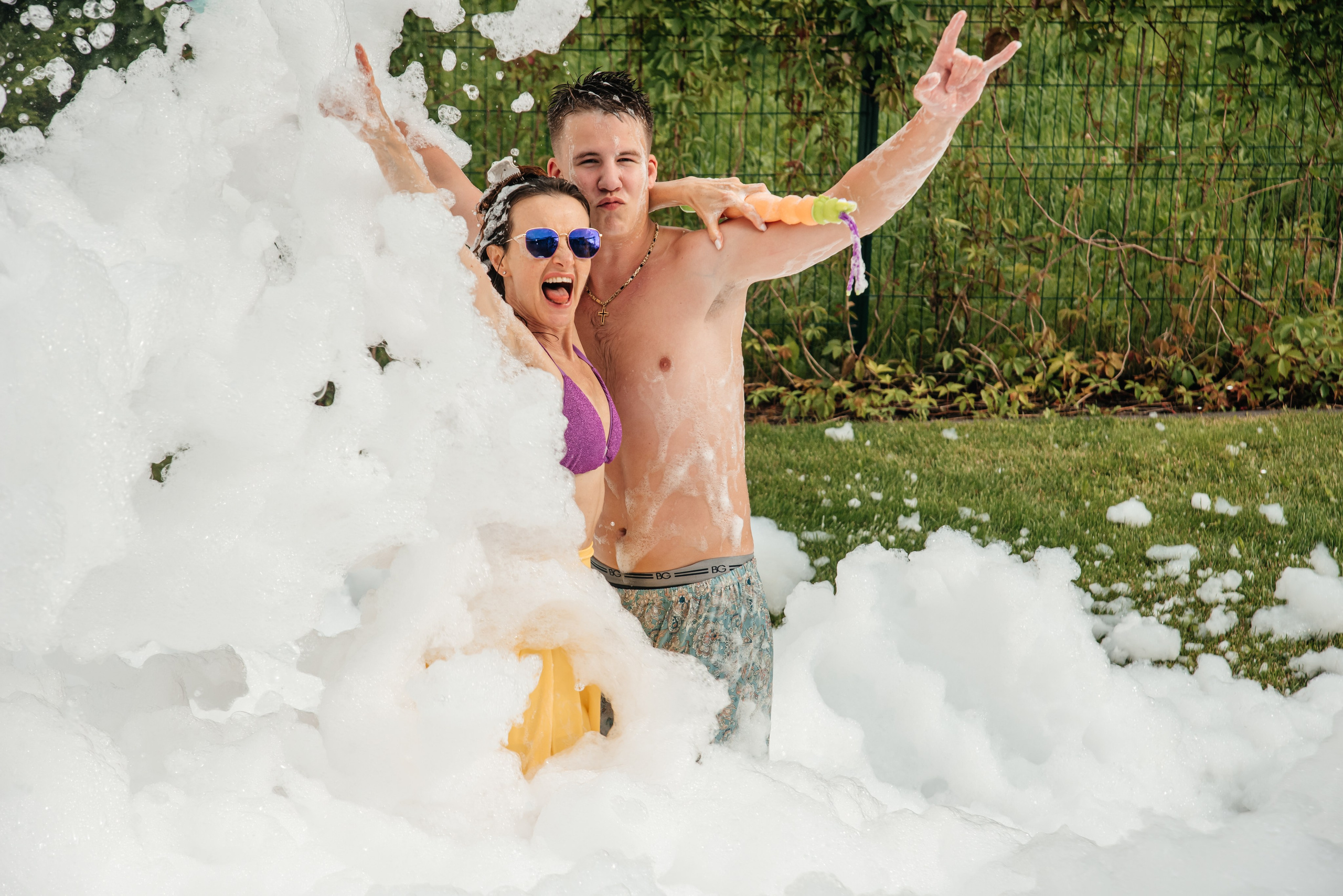 Пенная вечеринка. Свадебный и семейный фотограф в Москве Елена Брюханова