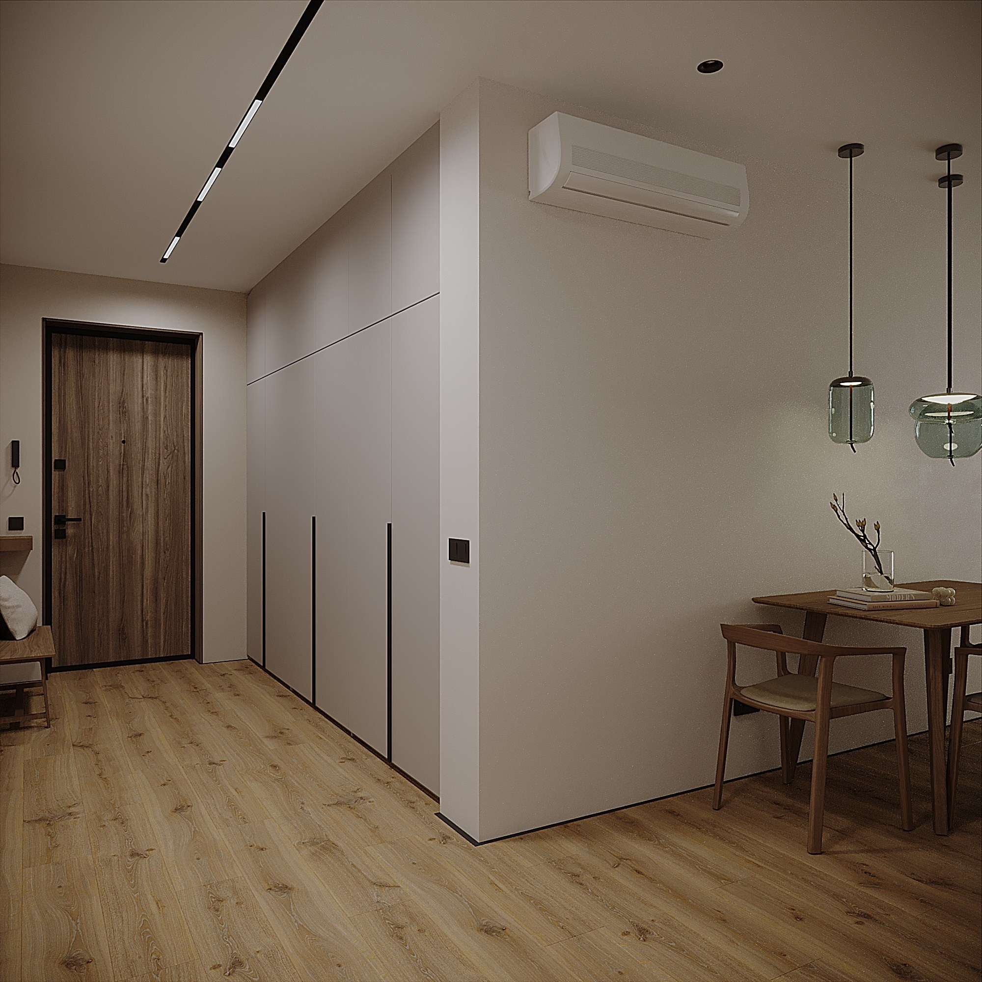 Квартира в стиле джапанди. Lina architector | Дизайн интерьера