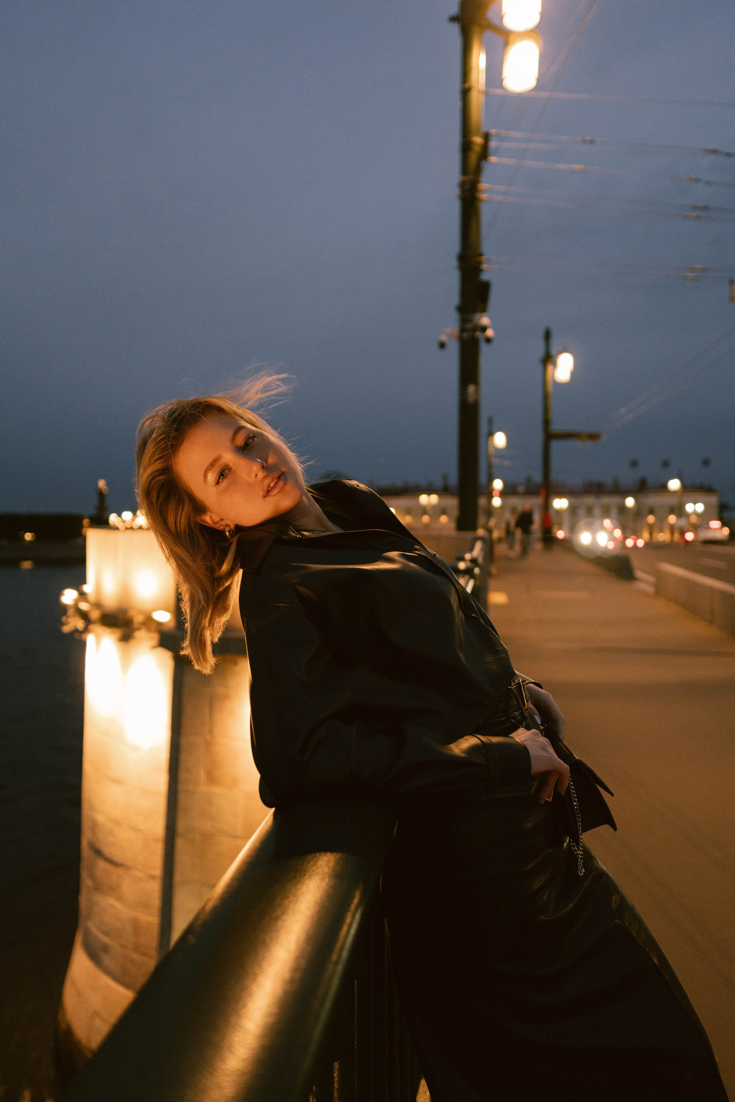 Даша и ночной Петербург. Фотограф в Санкт-Петербурге Головина Анастасия