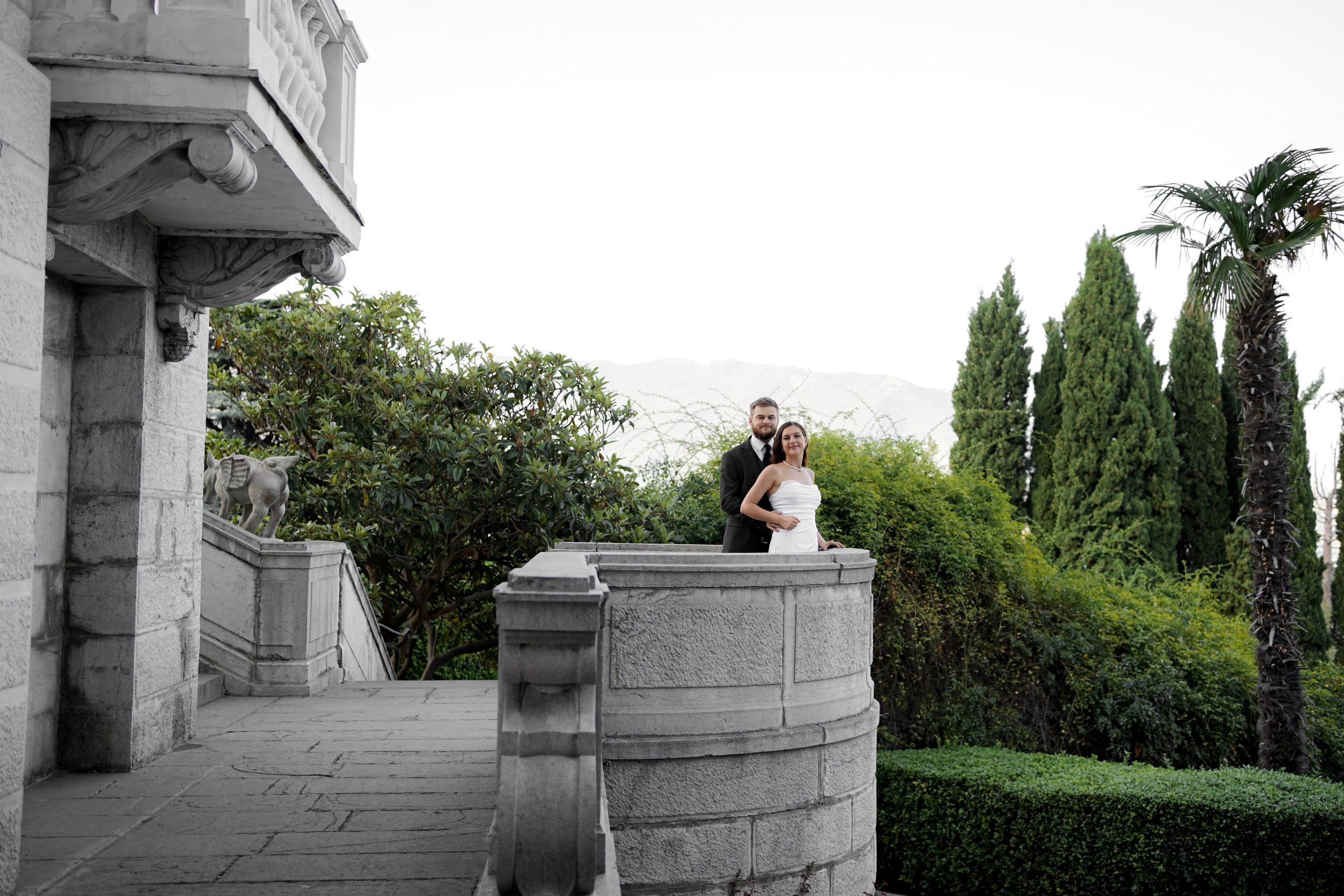 Свадебная фотосессия в Ялте на Ливадийском дворце. Фотограф в Ростове-на-Дону Алёна Чёботова. Борис и Лилия. Свадебный фотограф в Ростове-на-Дону. Таинство Крещения и Венчания, семейные фотосессии. Алёна Чёботова