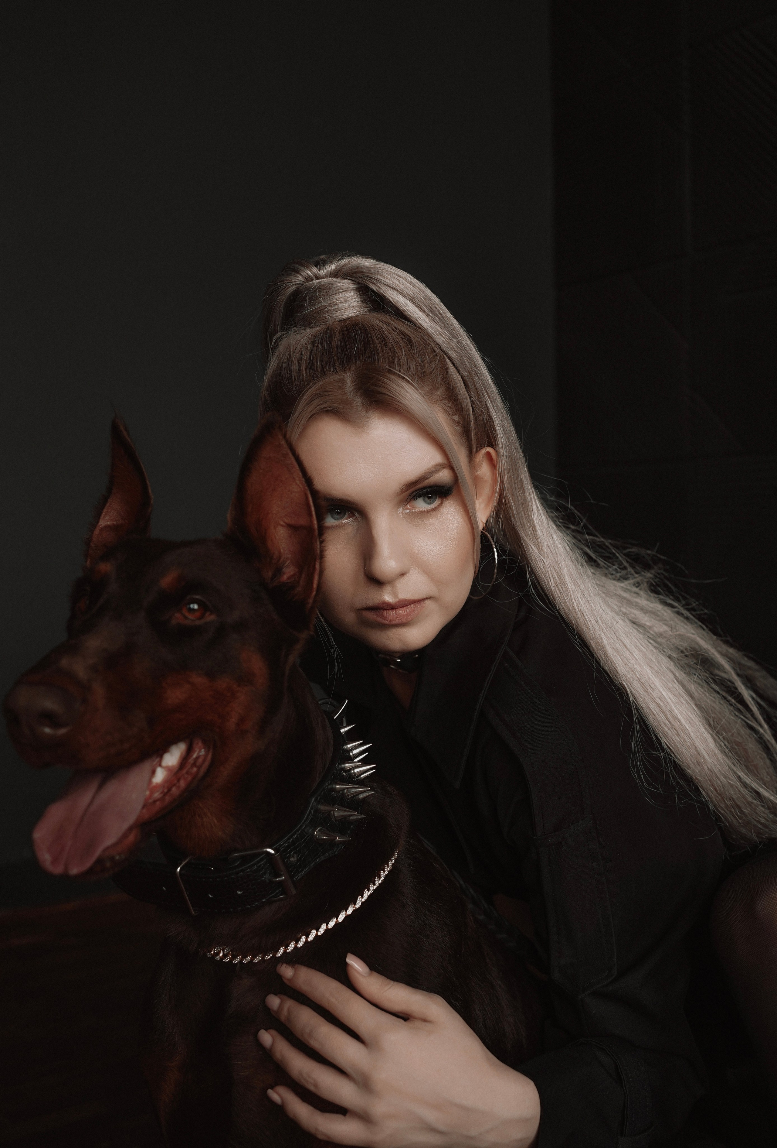 Фотосессия с собакой в Ростове-на-Дону. Женский фотограф Алёна Чёботова. Свадебный фотограф в Ростове-на-Дону. Таинство Крещения и Венчания, семейные фотосессии. Алёна Чёботова