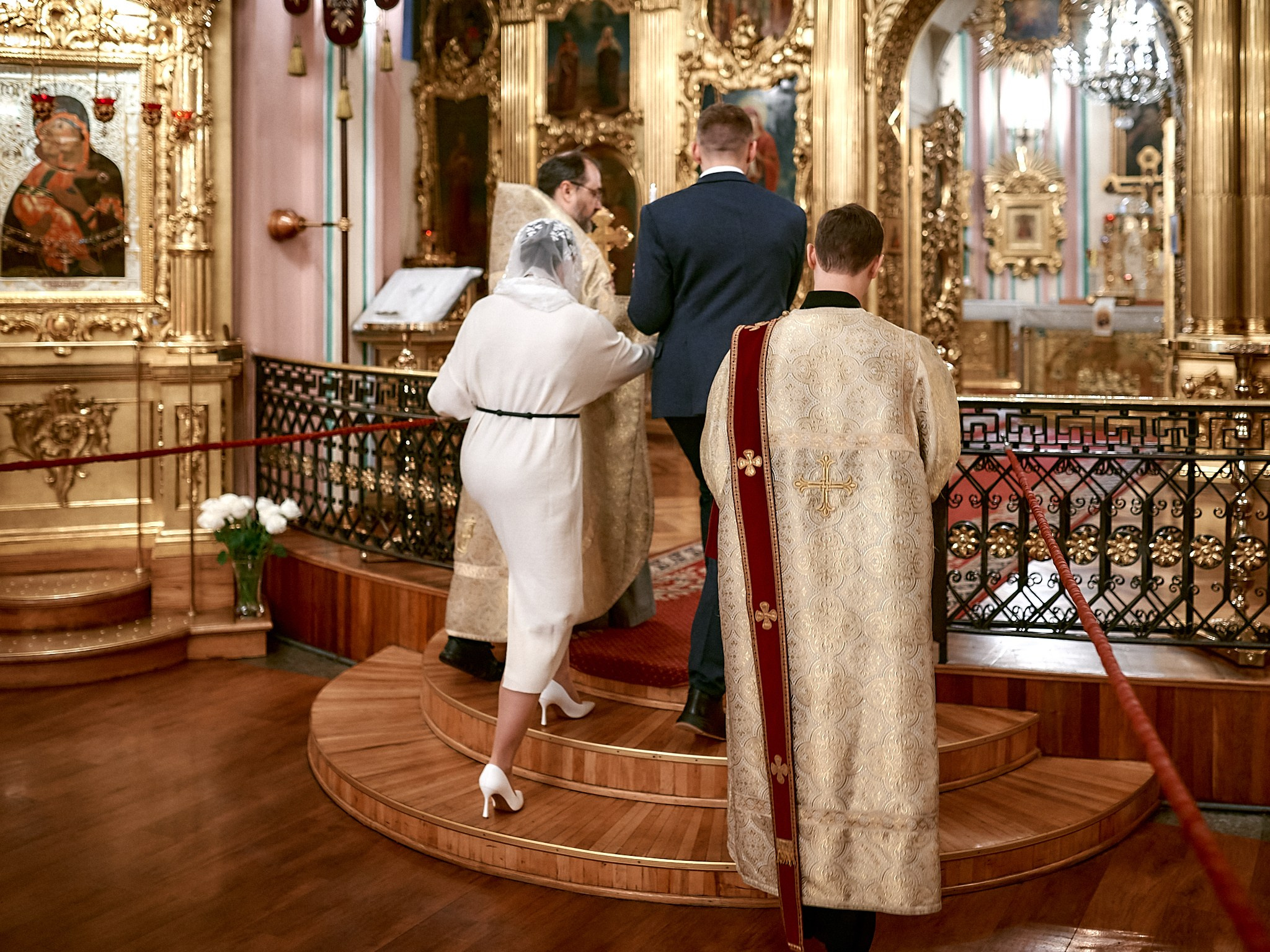 Венчание Артёма и Екатерины | Владимирский собор. Свадебный фотограф в Санкт-Петербурге Славин Денис