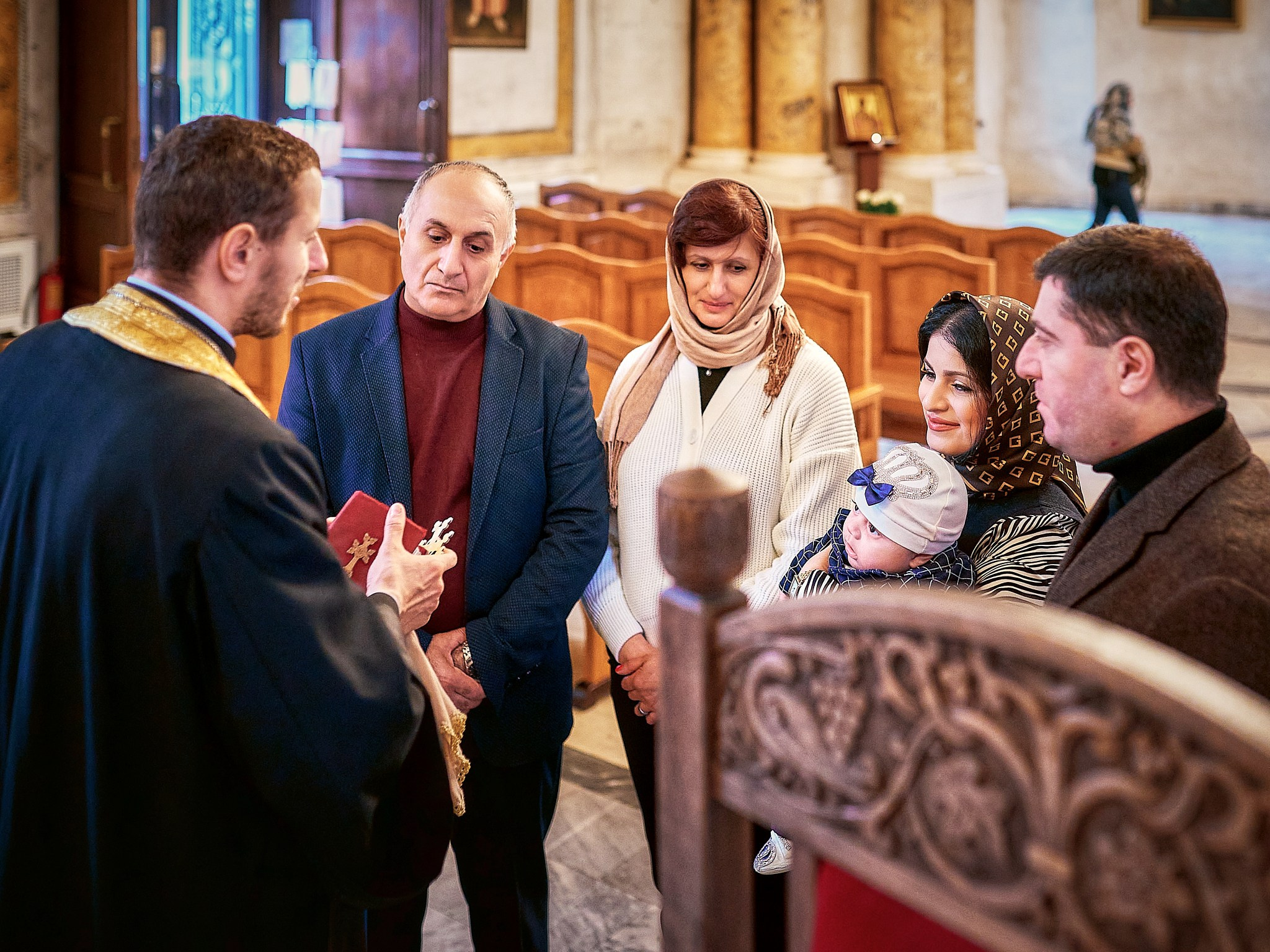Крещение Марка | «Армянская апостольская церковь Святой Екатерины». Свадебный фотограф, видеограф, рилсмейкер в Санкт-Петербурге и Москве