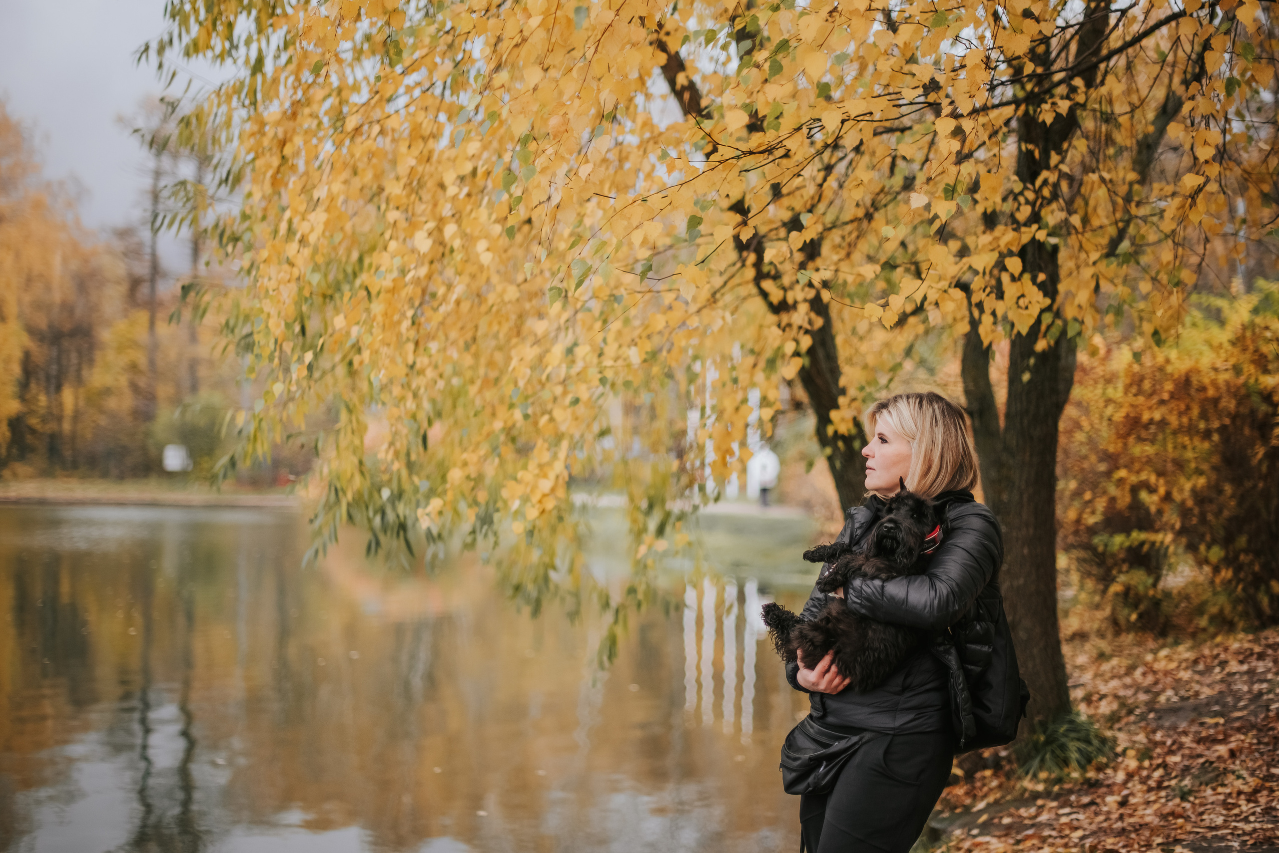 Гном в осеннем парке. Фотограф-анималист Валерия, Москва, Мытищи