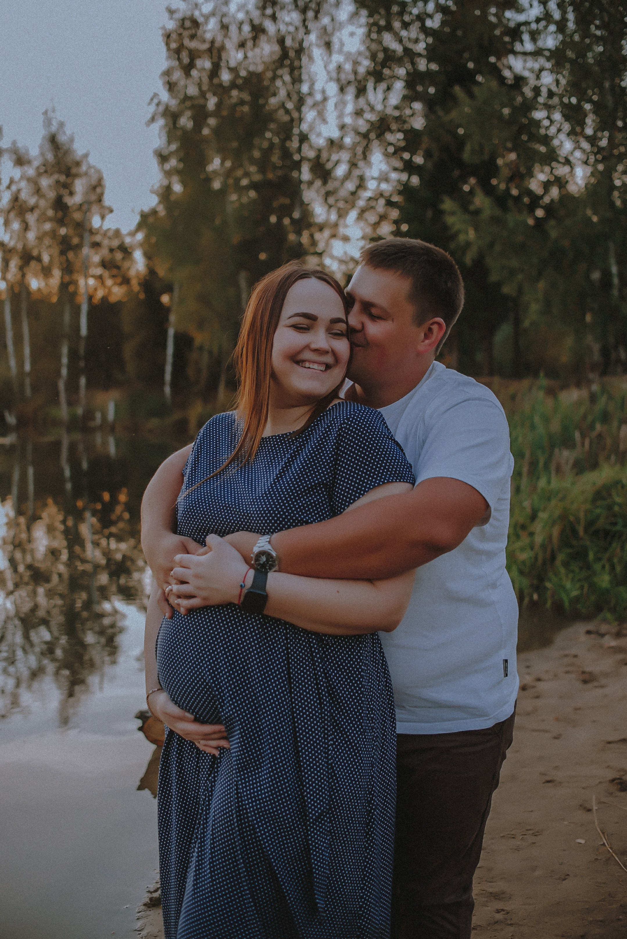 Озеро в лесу. Свадебный и семейный фотограф в Москве Сажина Кристина КиМ. Свадебный оператор в Москве Сажин Максим