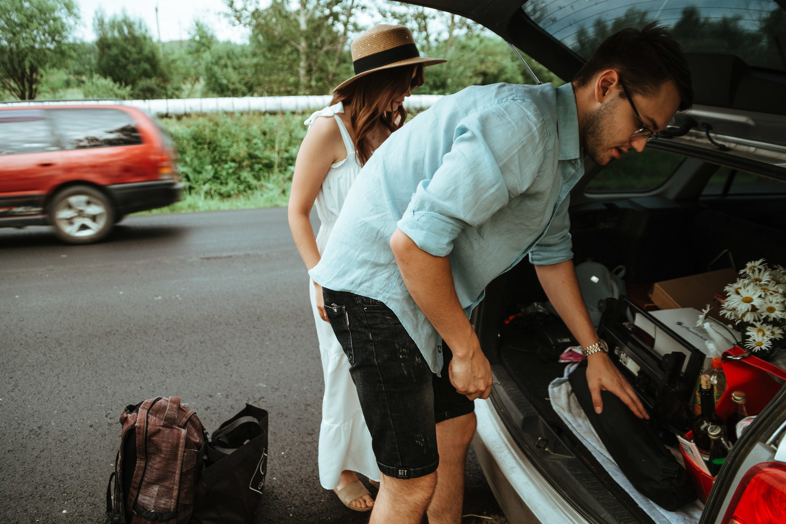Ilia & Anna — Engagement. Wedding & portrait photographer Sergey Lazarenko