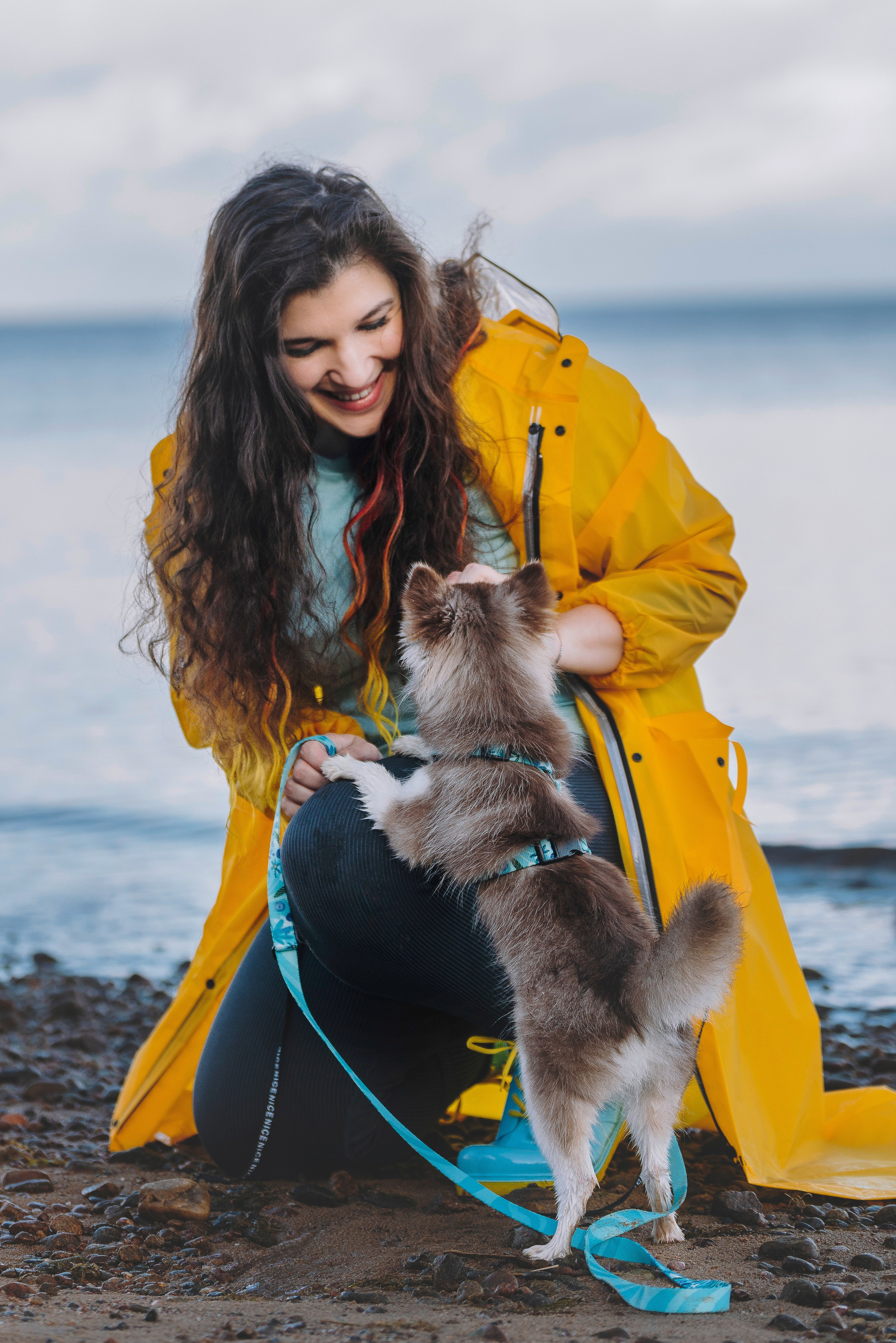 Катерина и Дрэка. Фотограф анималист в Спб недорого Олеся Майорова