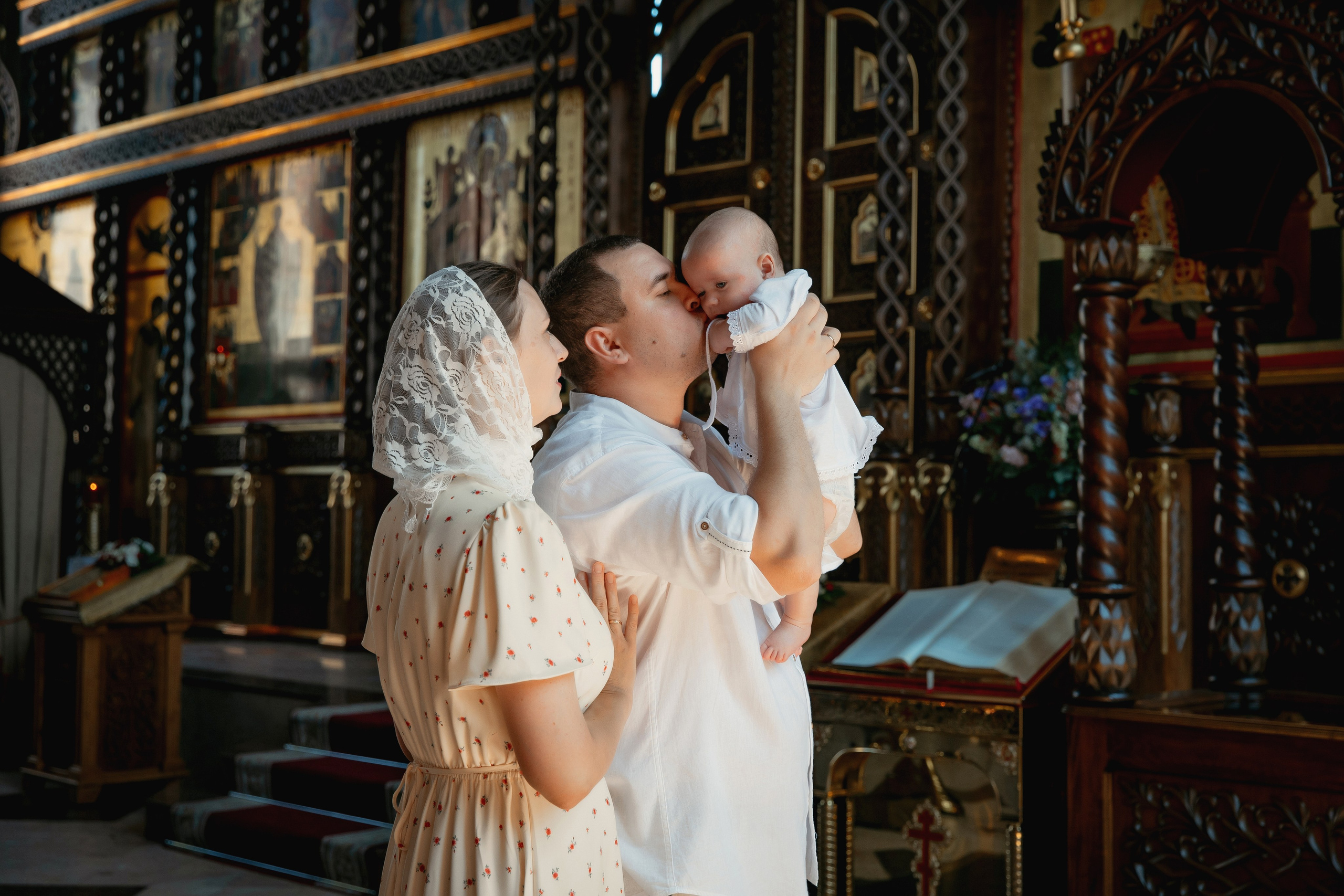 Таинство Крещения Михаила. Свадебный и Семейный Фотограф в Краснодаре