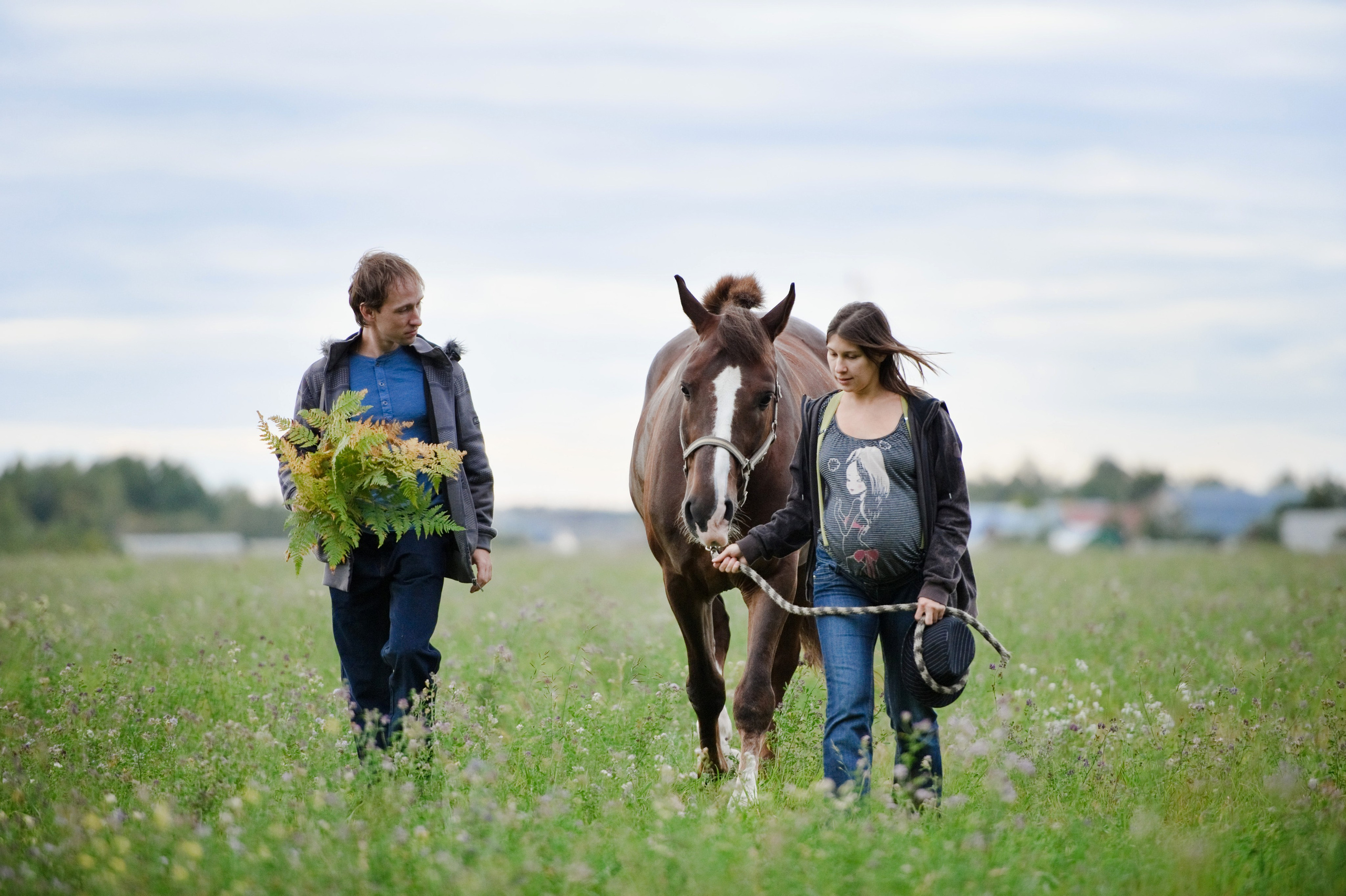 Татьяна и Алексей. В ожидании малыша. Семейный фотограф Анна Дубовская