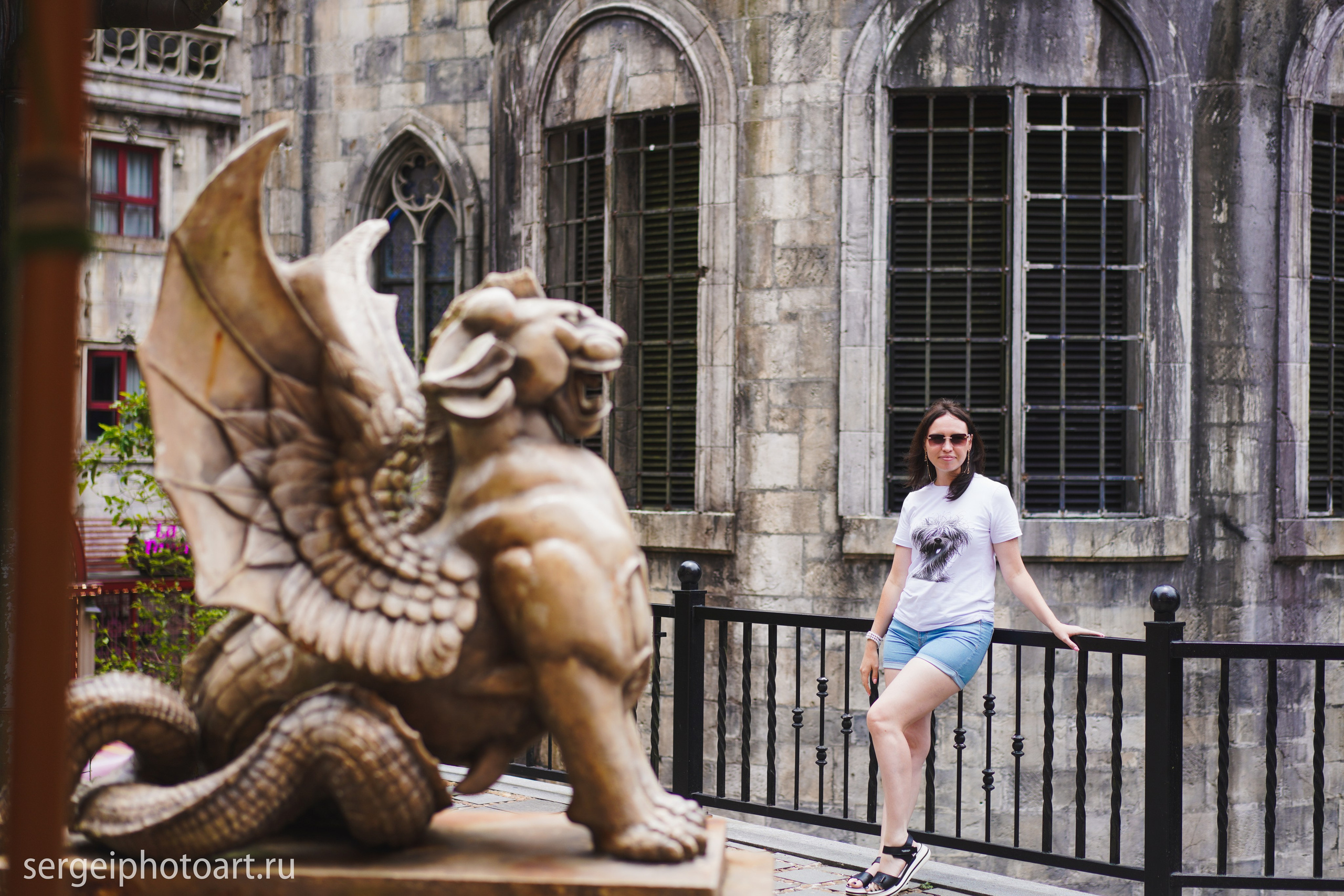 Ба На Хилс Руки Бога Золотой мост. Фотограф Сергей Кишкель Дананг Нячанг Фукуок