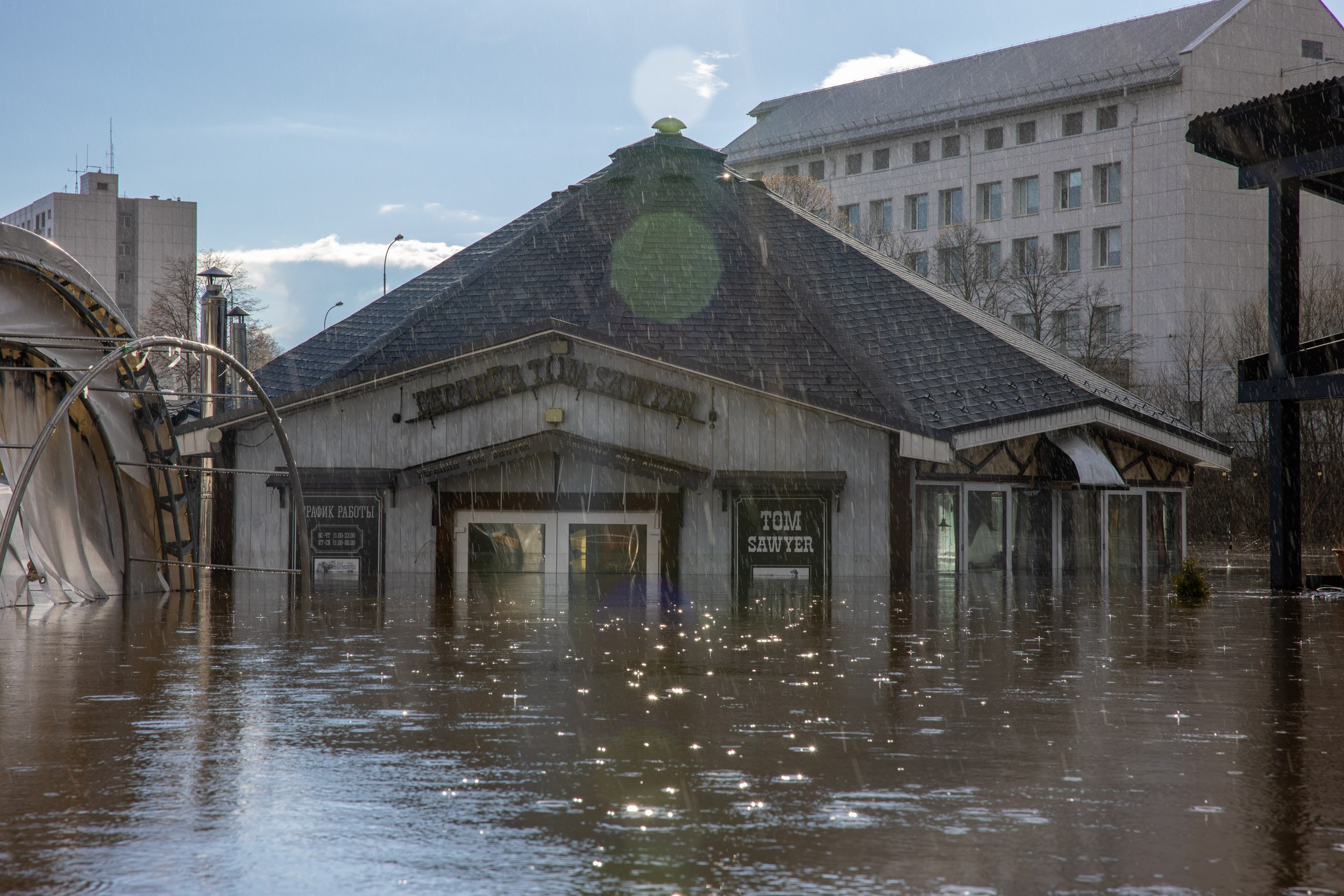 Паводок на Оке. Фотограф в Туле Крупский АнДРей. Фотостудия «КАДР71» в Туле