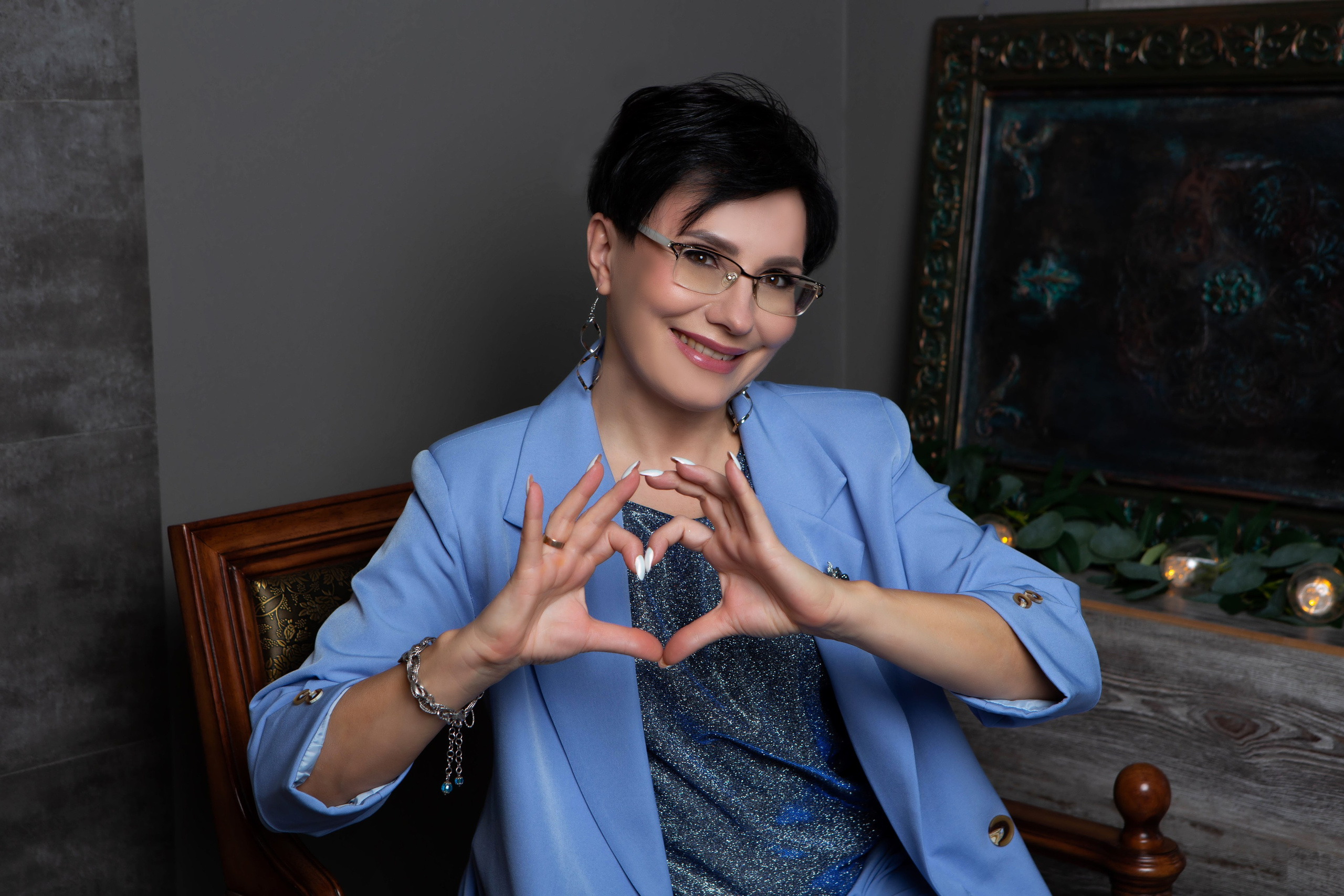 Контент съёмка для ведущей. Главная