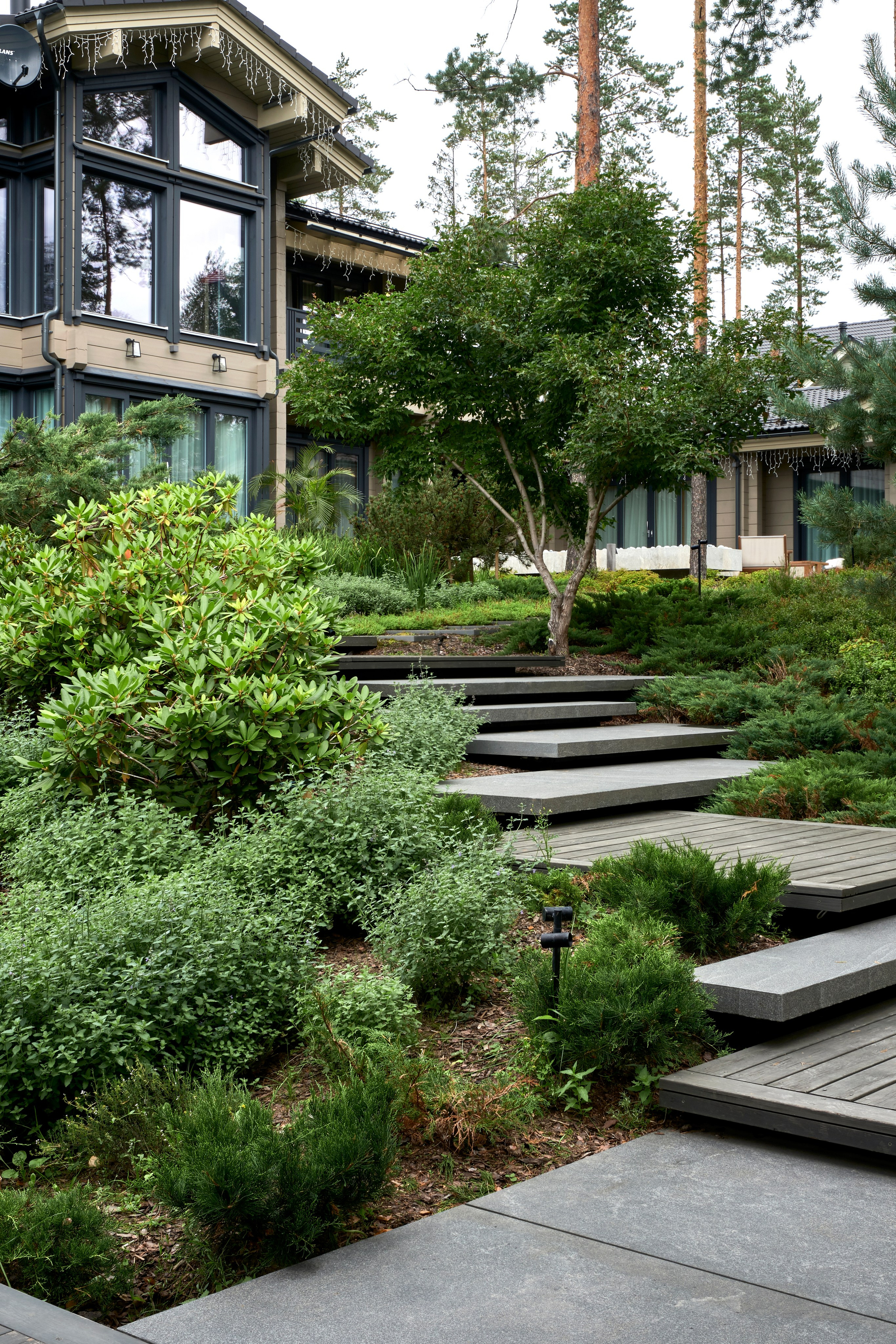 Ландшафтная фотосъемка, проект Северный сад от L.Buro. Фотосъемка частных садов и интерьеров | Санкт-Петербург | Москва | РФ