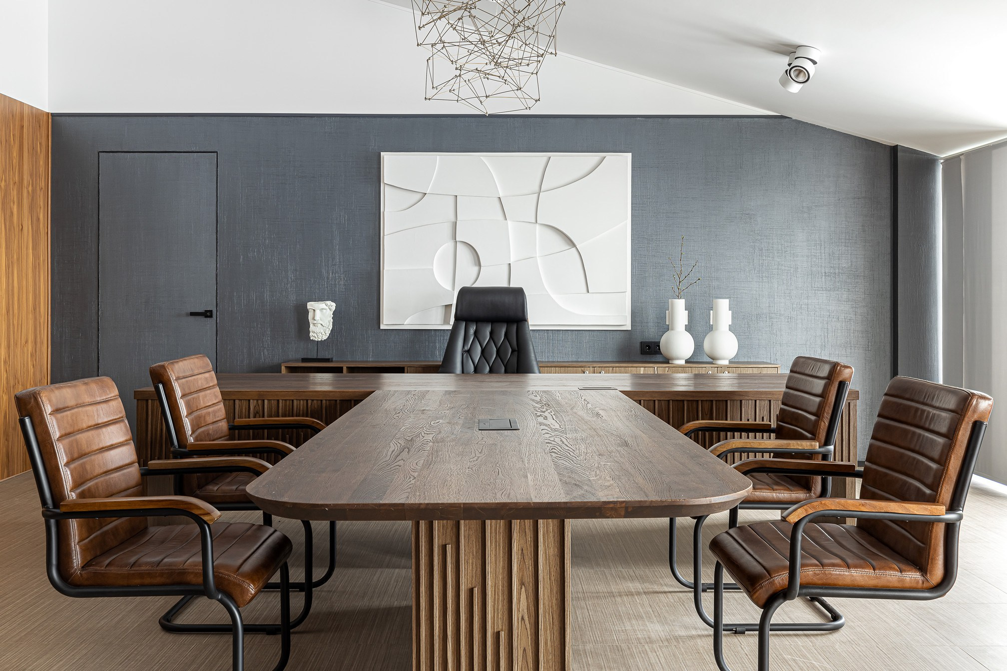 Кабинет руководителя. Дизайнер Екатерина Елсукова. Иван Благушин. Интерьерный и архитектурный фотограф в Москве и Санкт-Петербурге