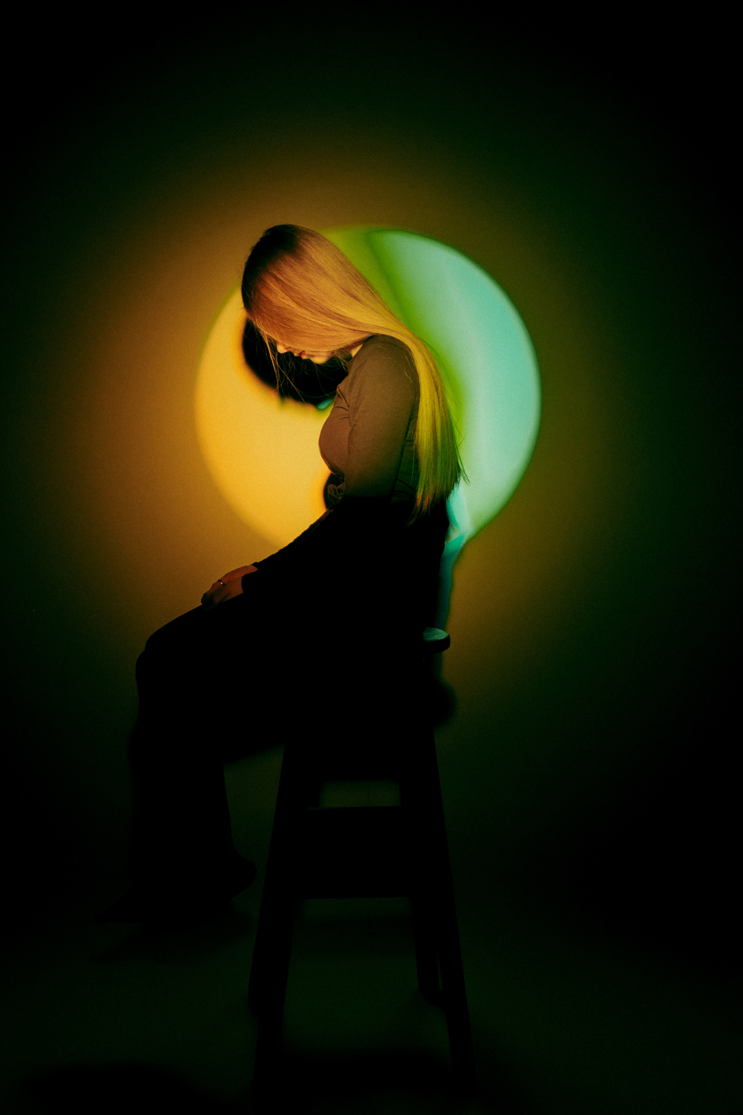 Нюта. Съёмка в студии с цветным светом. Lickord