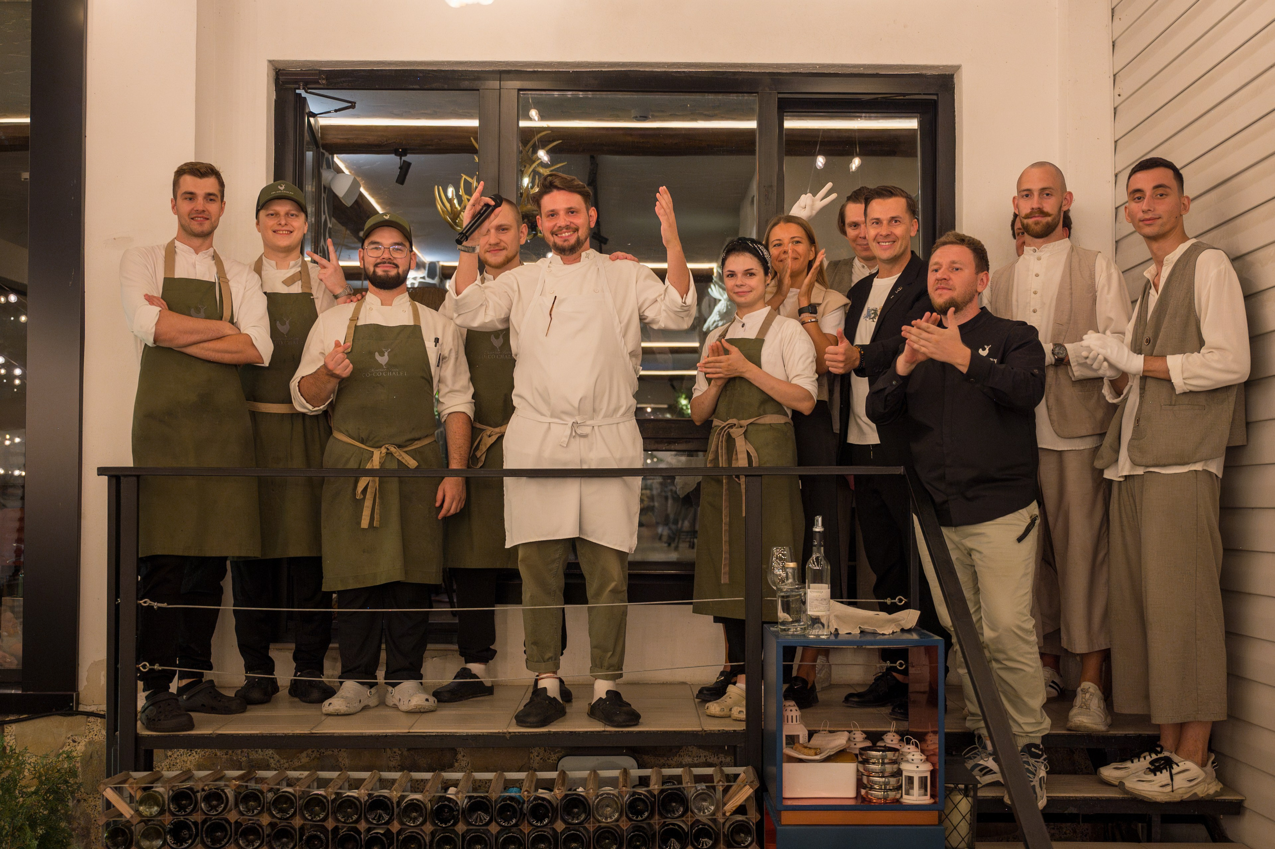 Гастрономический ужин в ресторане Co-Co Chalet. Репортажный фотограф в Красной Поляне и Сочи Павлюченко Екатерина