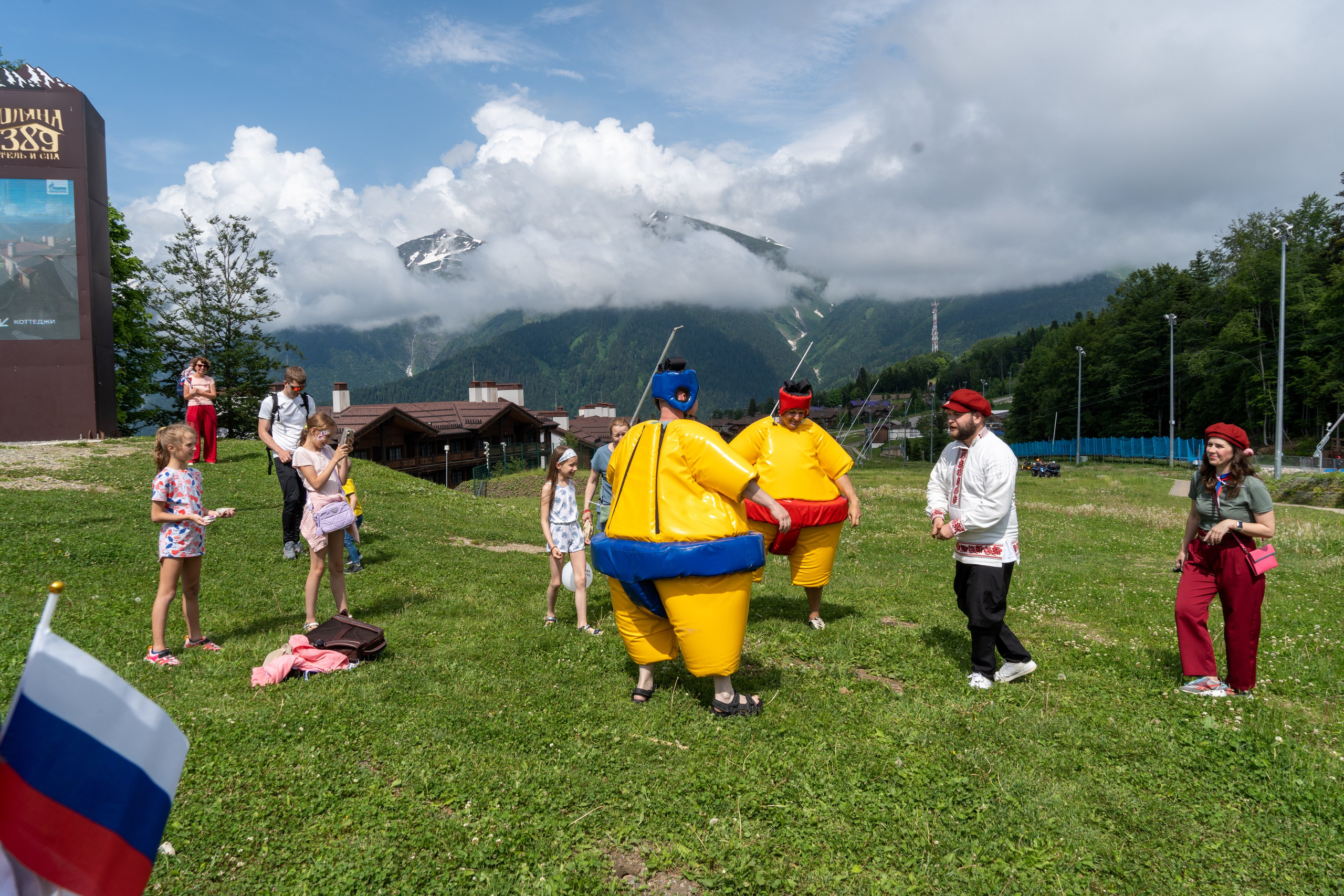 День России на курорте Газпром 2023. Репортажный фотограф в Красной Поляне и Сочи Павлюченко Екатерина