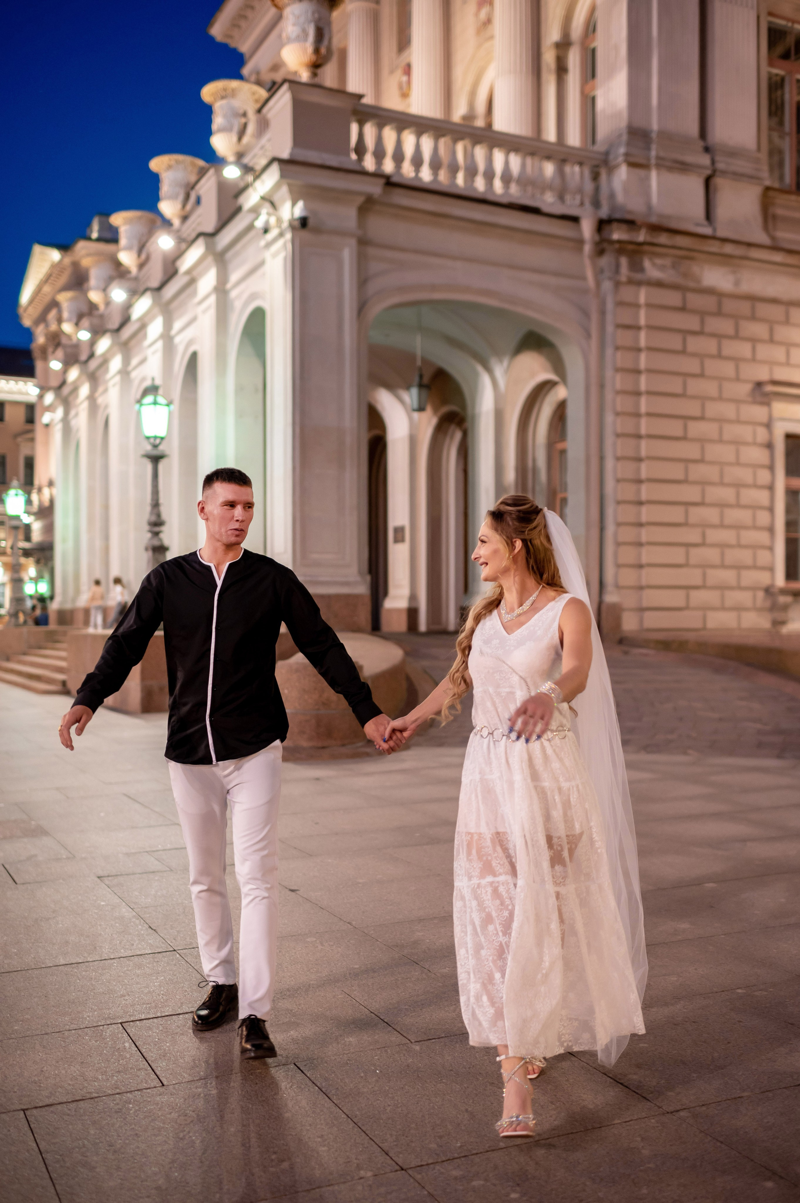 Екатерина и Андрей (свадебная фотосессия в вечернем Петербурге). Портретный, семейный и свадебный фотограф в Санкт-Петербурге и в Пушкине Ширяев Денис