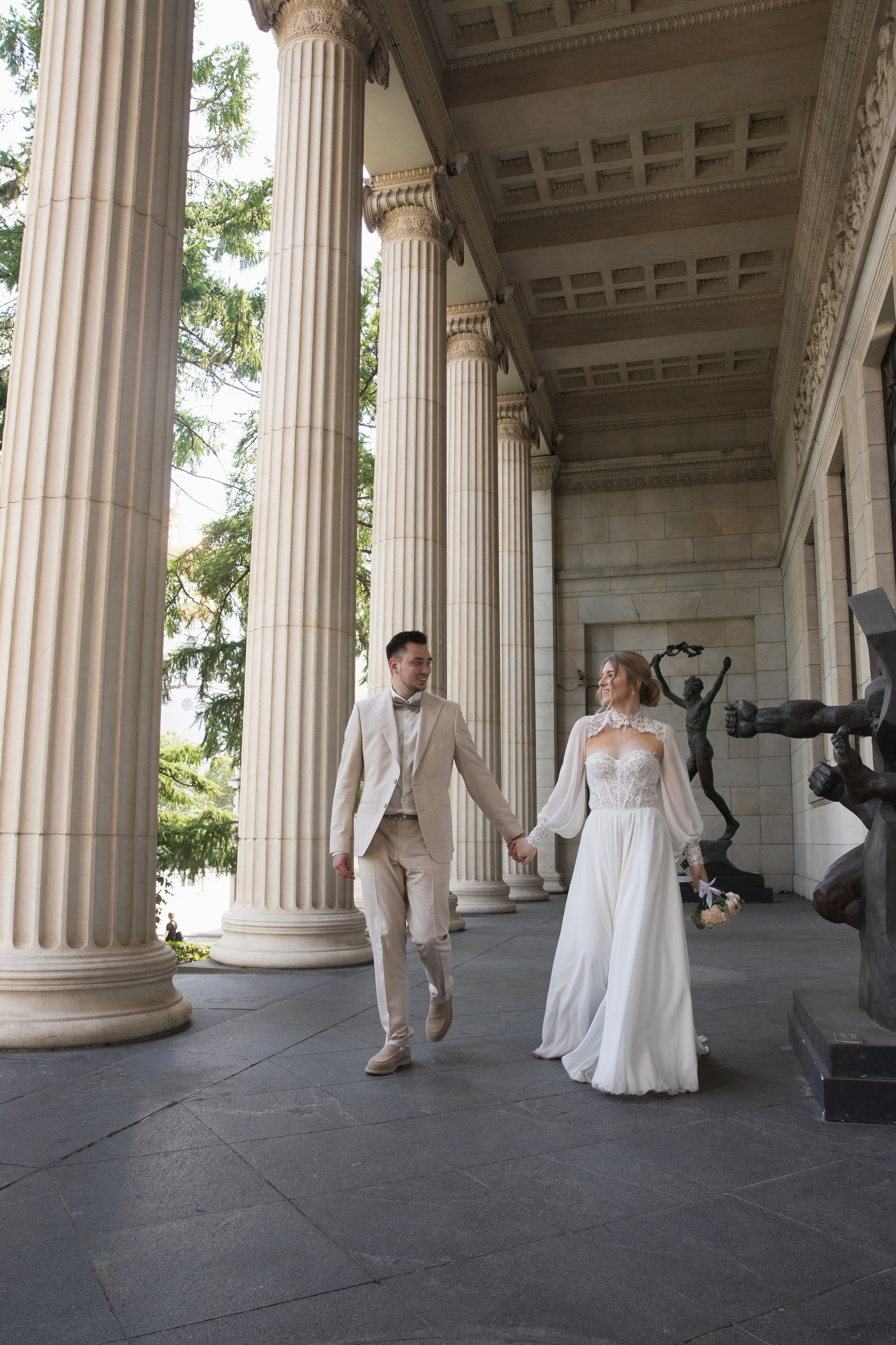 Националь + Пушкинский музей. Свадебный и портретный фотограф в Москве Мария Кравченко