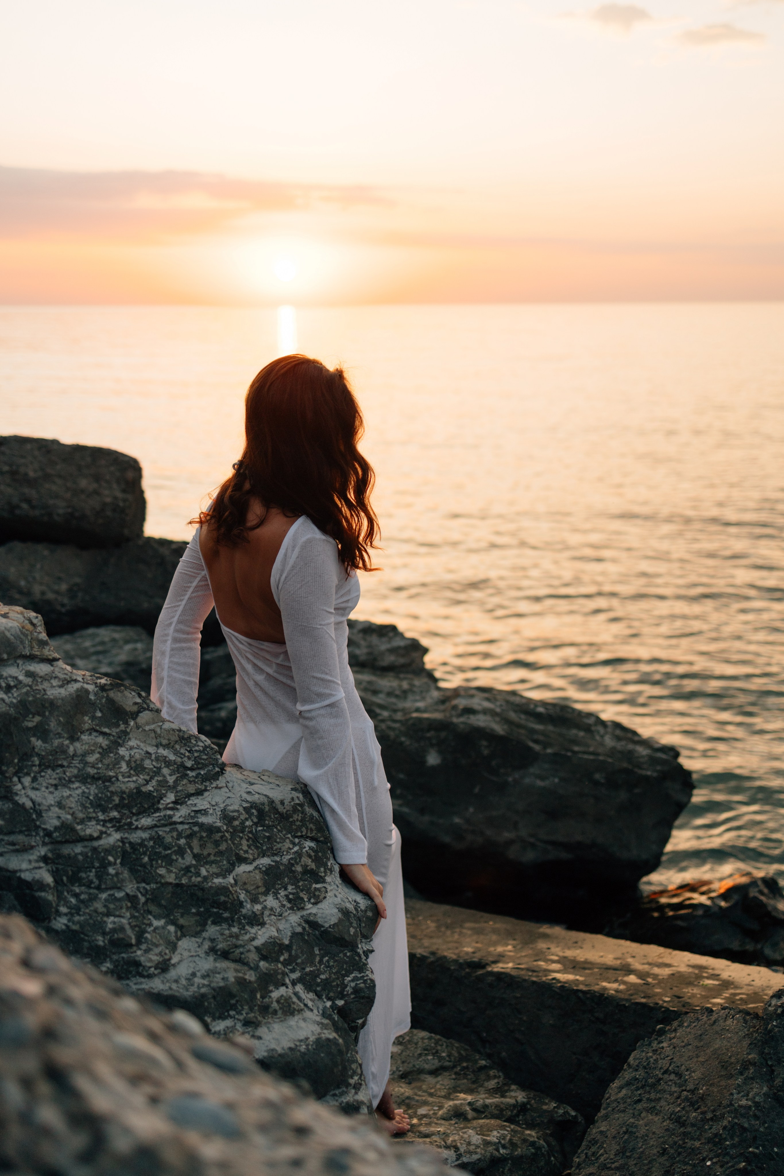 Рассвет на море. Индивидуальная. Фотограф в Дагестане Кира Молькова