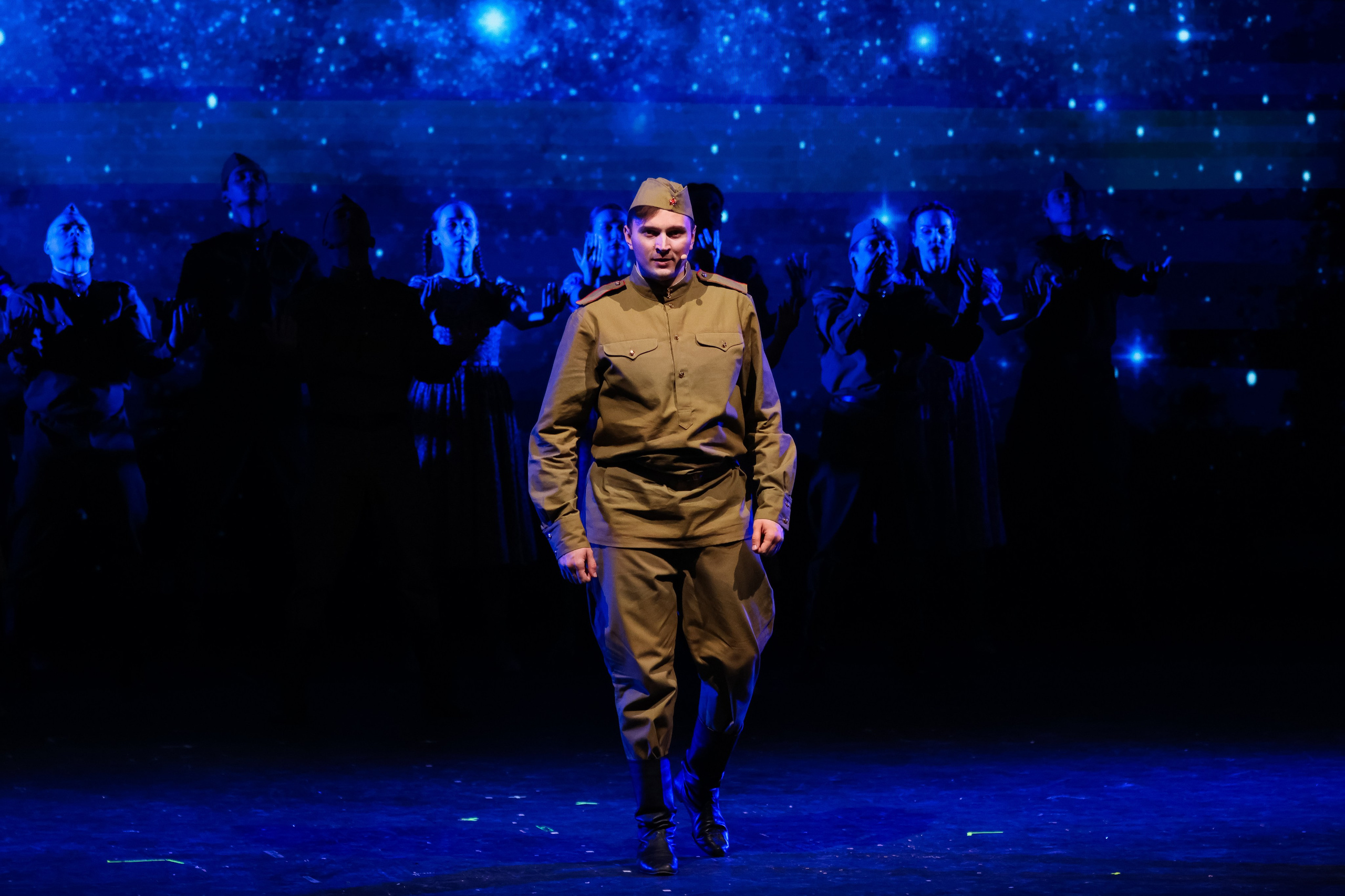 Василий Теркин, театр «Русская песня». Фотограф Ольга Махалова — Санкт-Петербург, Москва, Нижний Новгород