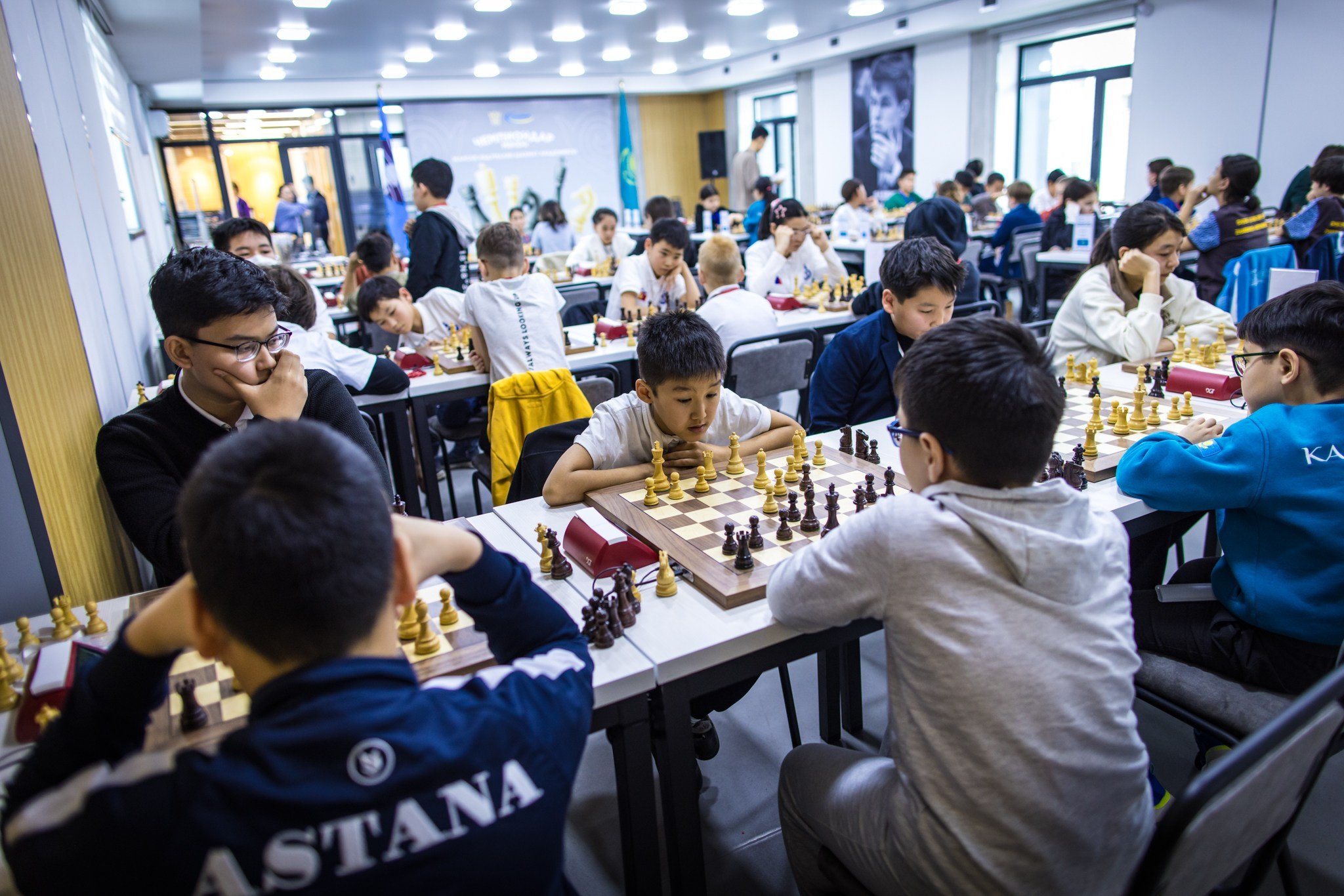 2025.02.01 KAZAKHMYS Youth Team Chess CUP 2025 — Day1_rapid. Фотограф Анна Штурман (репортажная съёмка любых событий и мероприятий) Anna Shtourman photographer