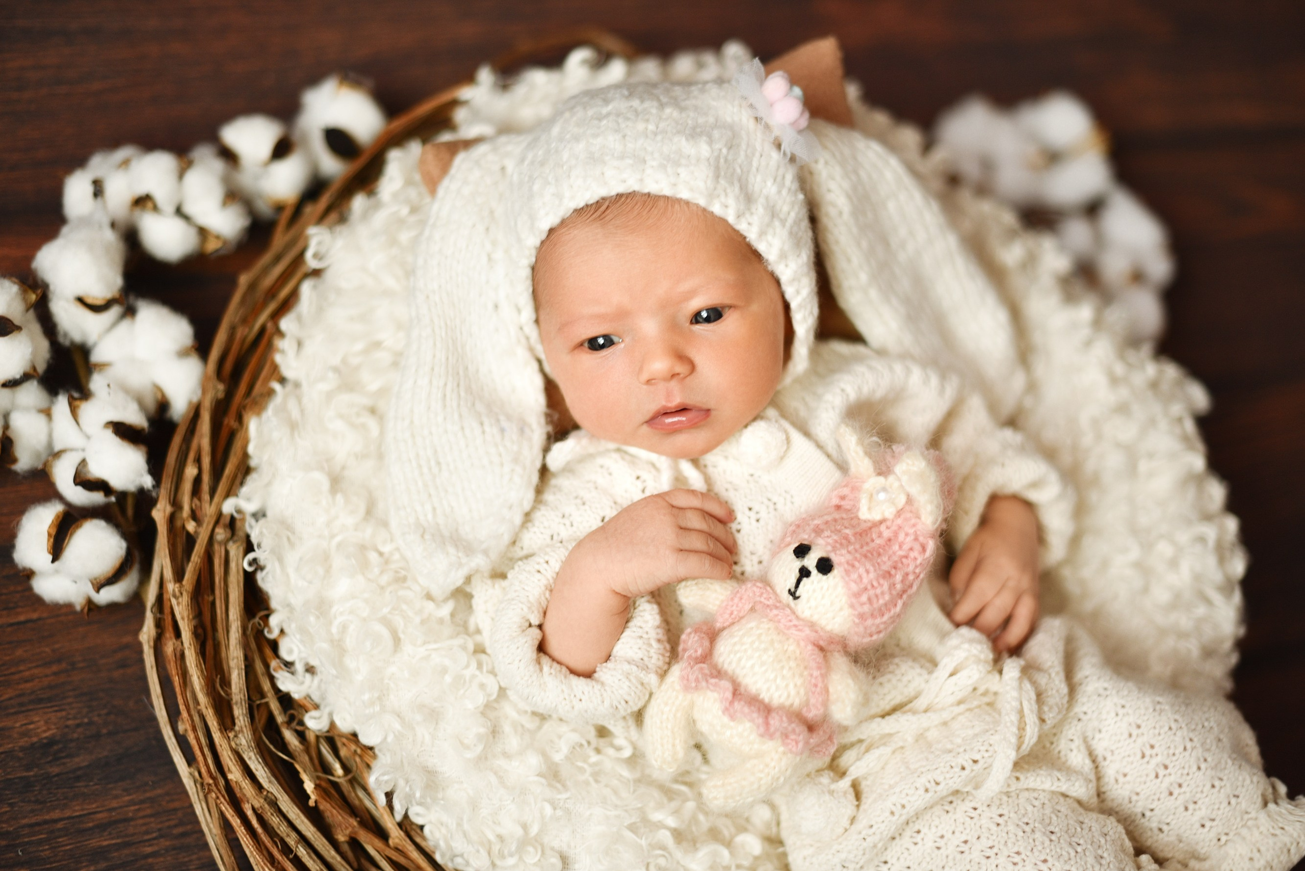 Есения 9 дней. Фотограф беременности и новорожденных малышей Анастасия Никитина