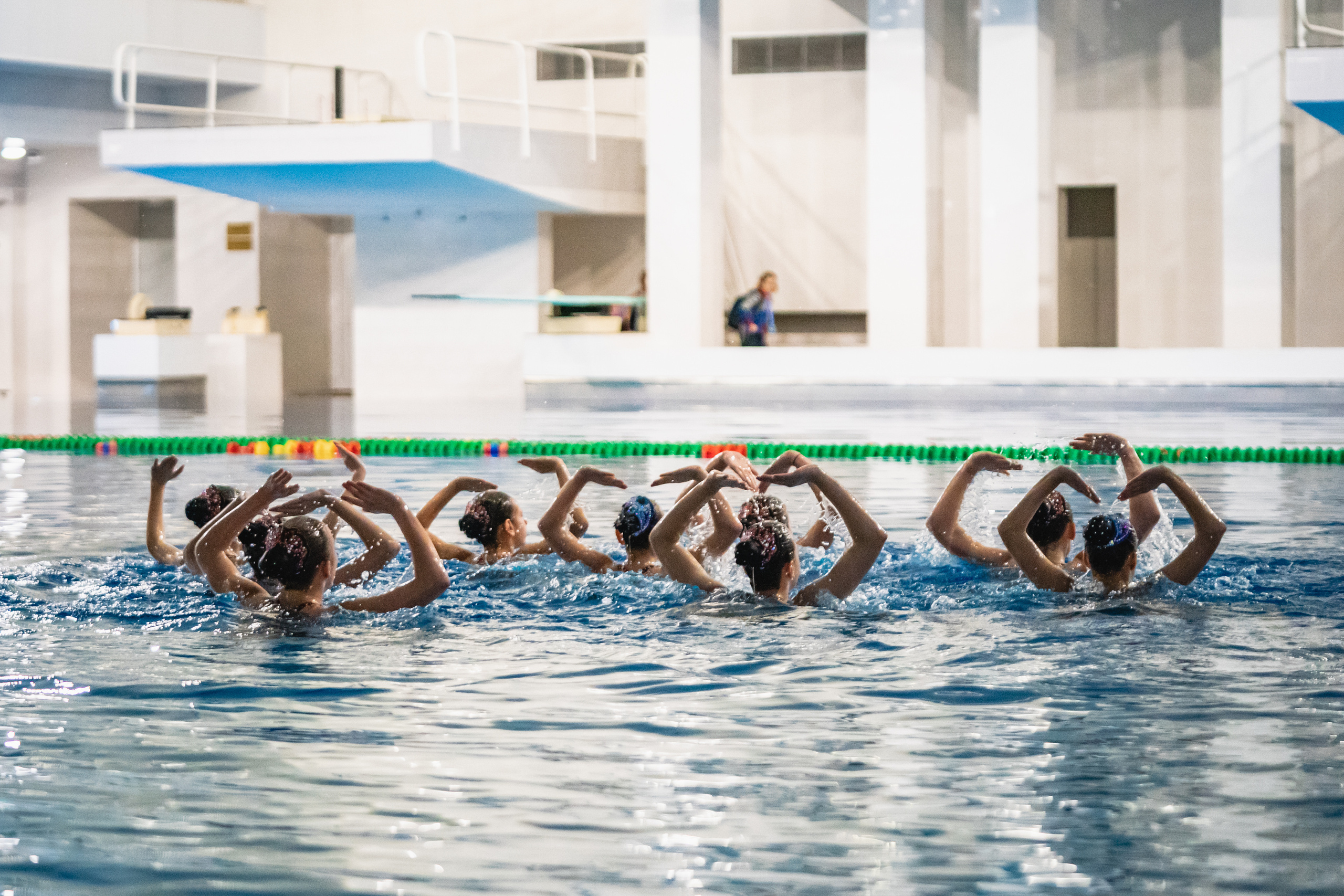 Соревнования по синхронному плаванию KitCup. Спортивный и репортажный фотограф Иван Счетчиков