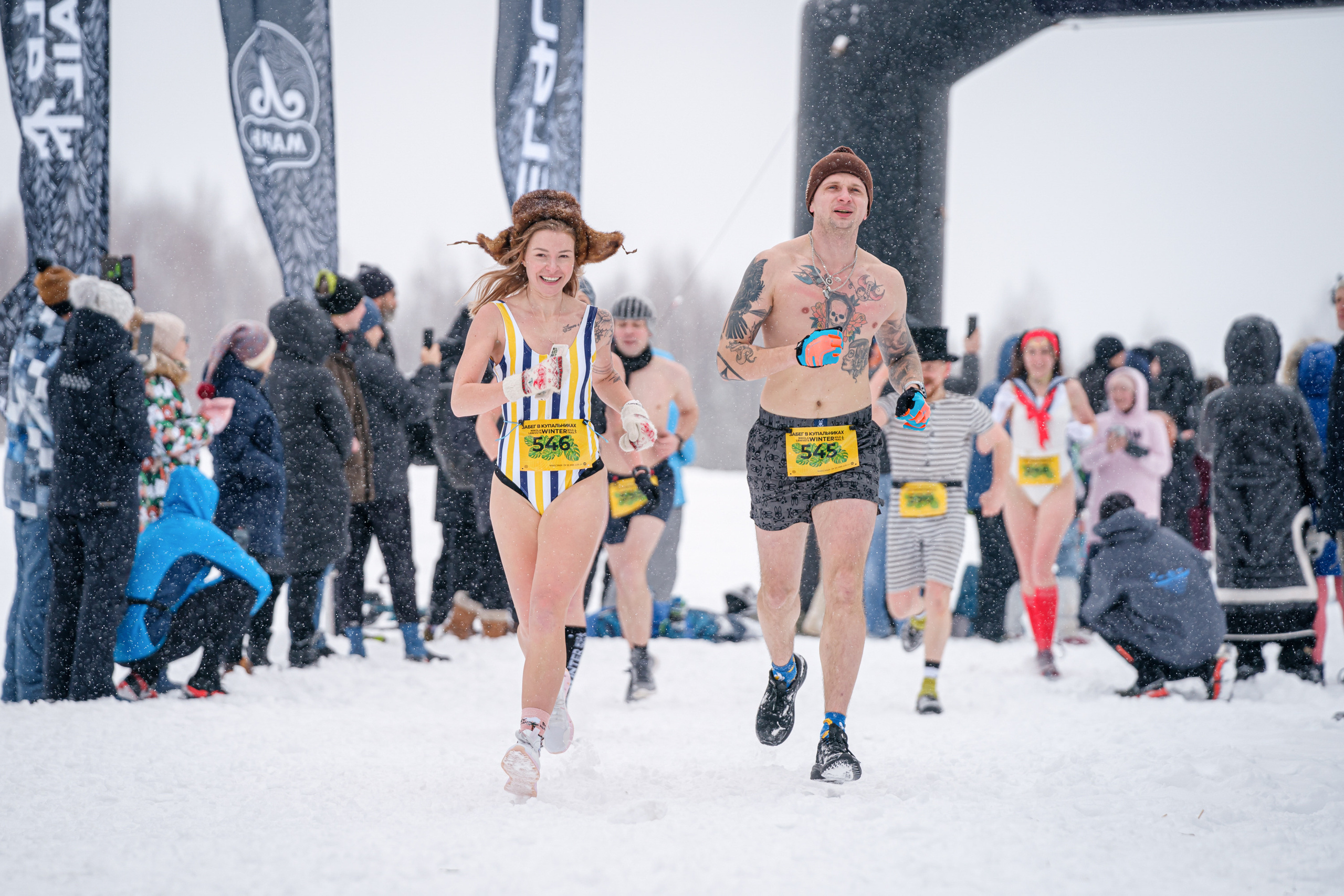 Съемка Nikola Lenivets Winter Wild Trail. Спортивный и репортажный фотограф Иван Счетчиков